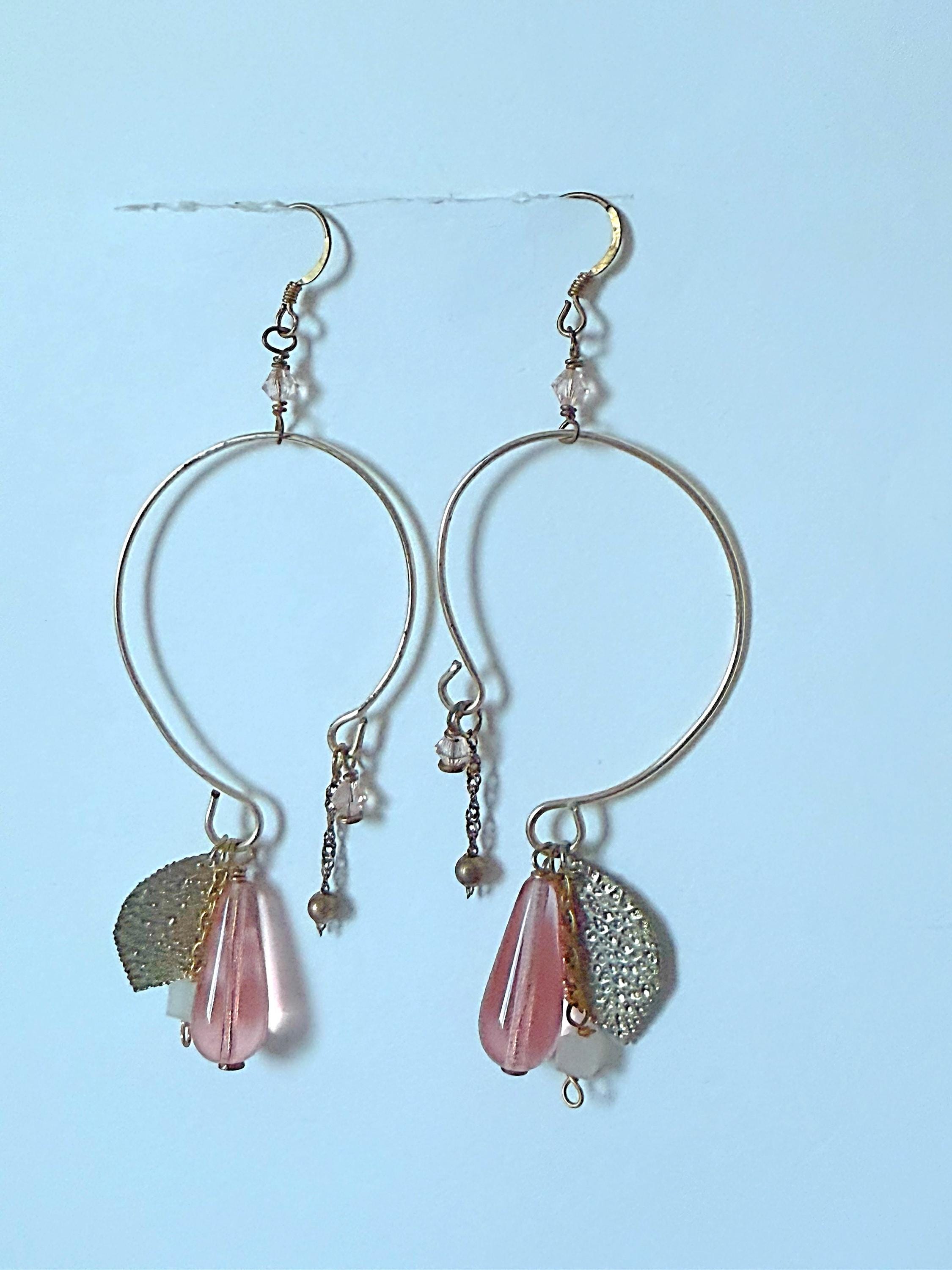 Dust Blossom Hoops