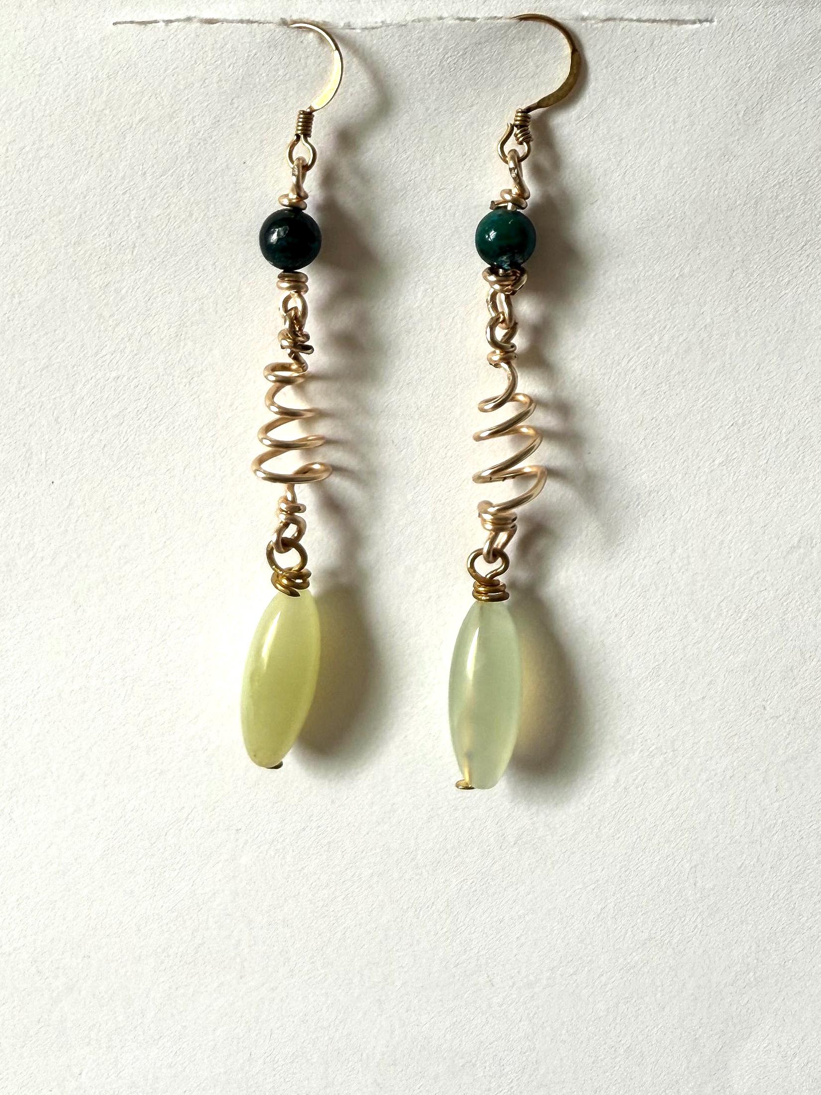 Helix Drop Earrings
