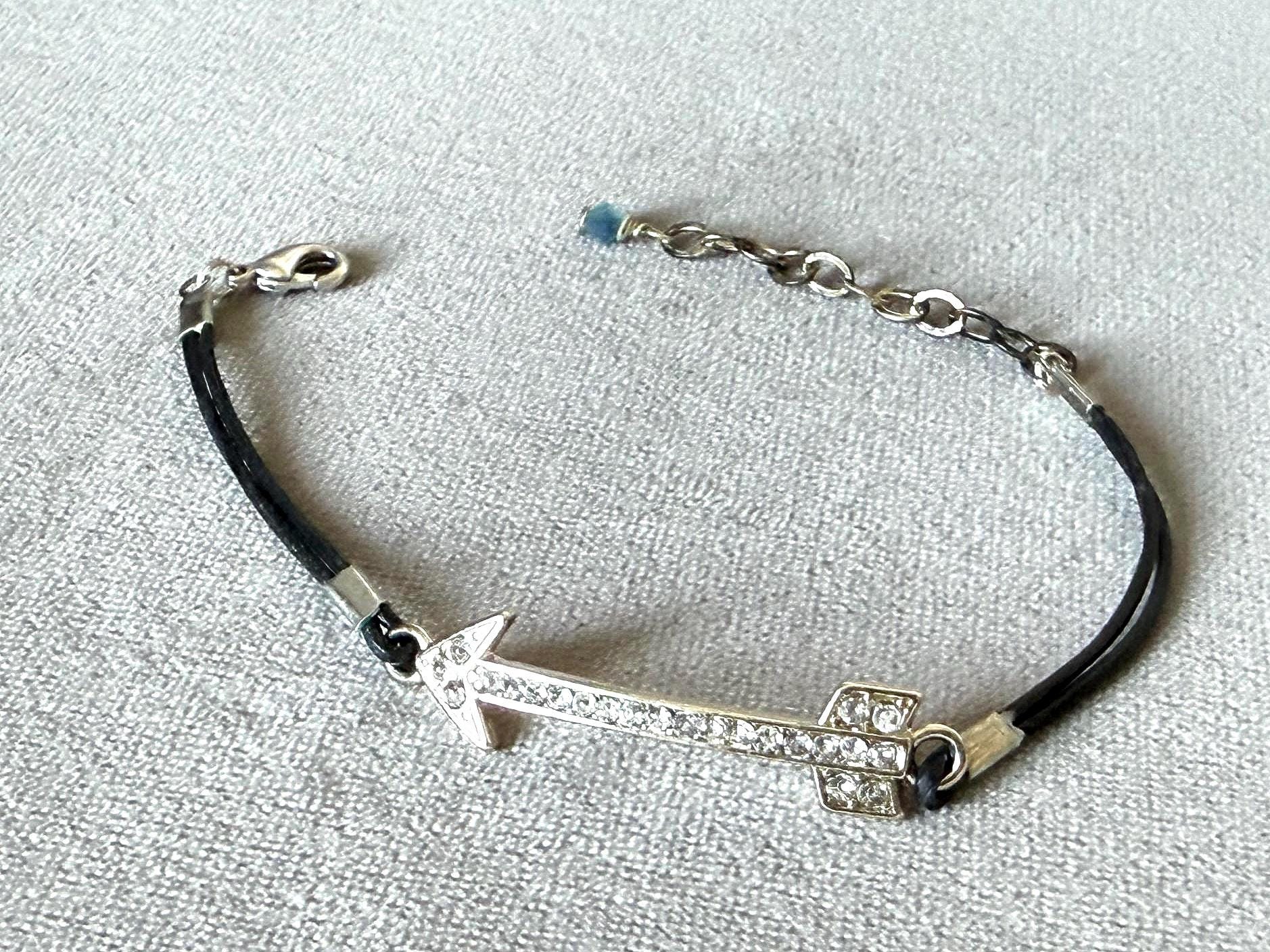 Dead Aim Crystal Arrow Bracelet
