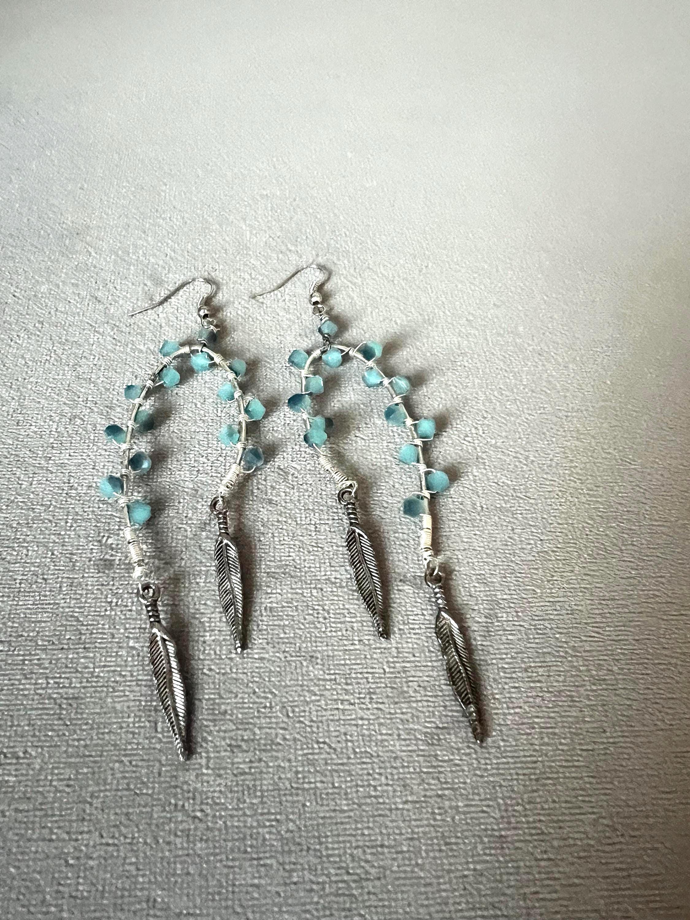 Sky Dancer Feather Earrings
