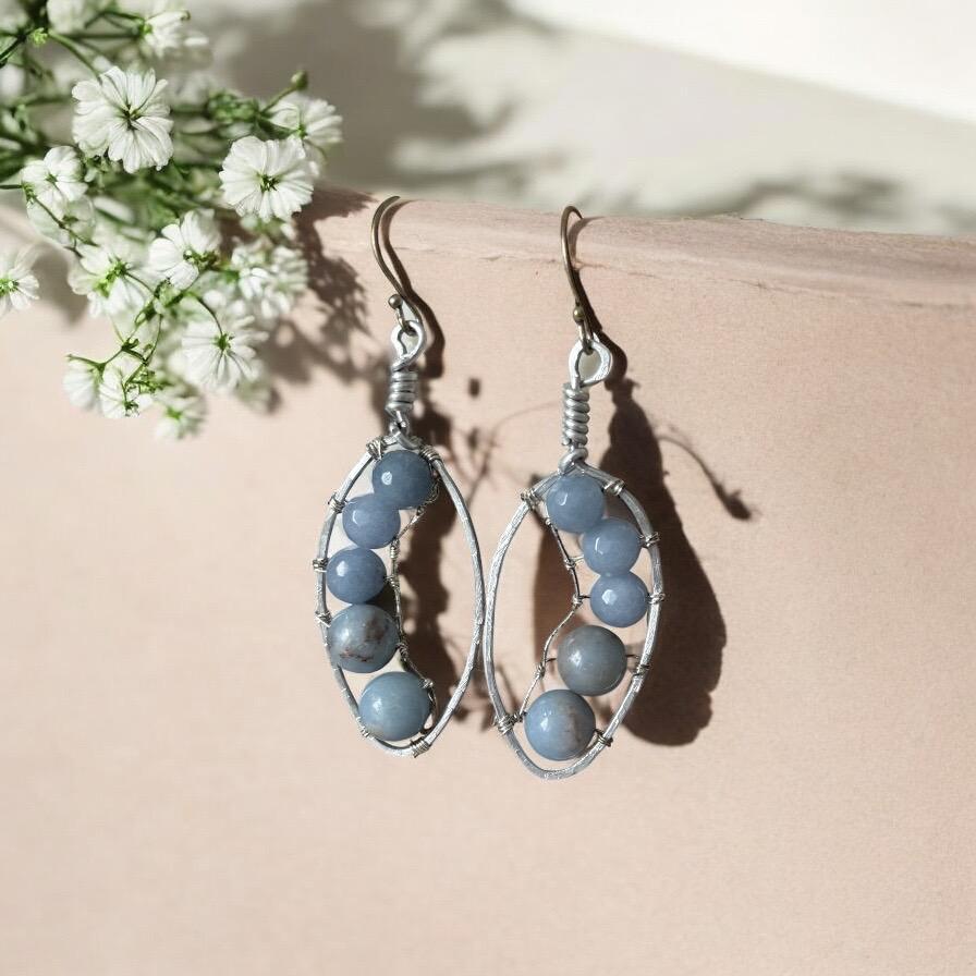 Frozen Current Earrings
