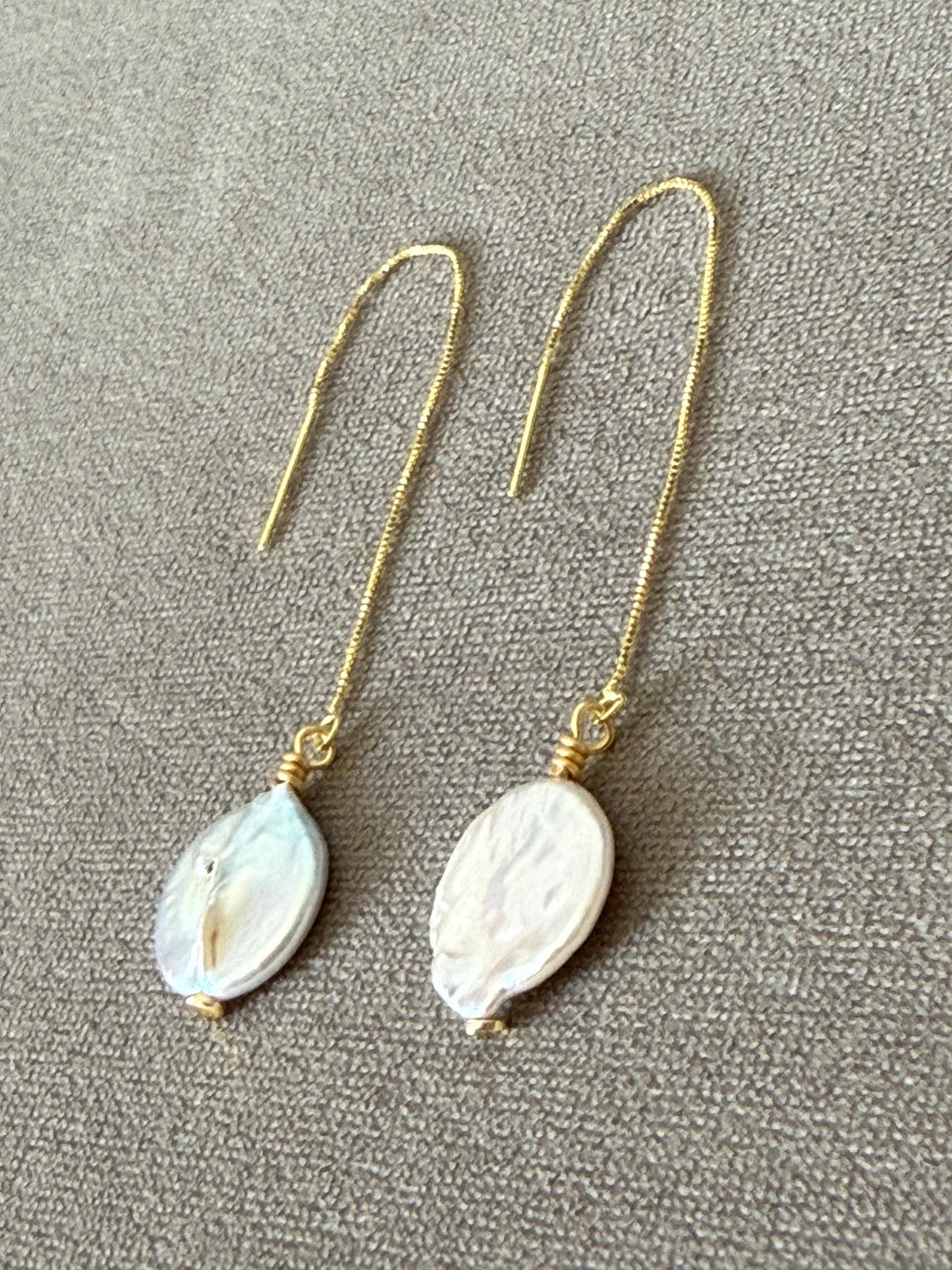 Lunar Drift Threaders – Celestial Pearl Collection