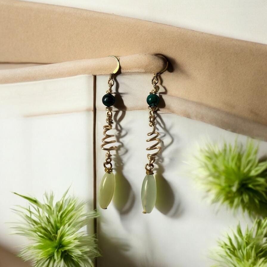 Helix Drop Earrings