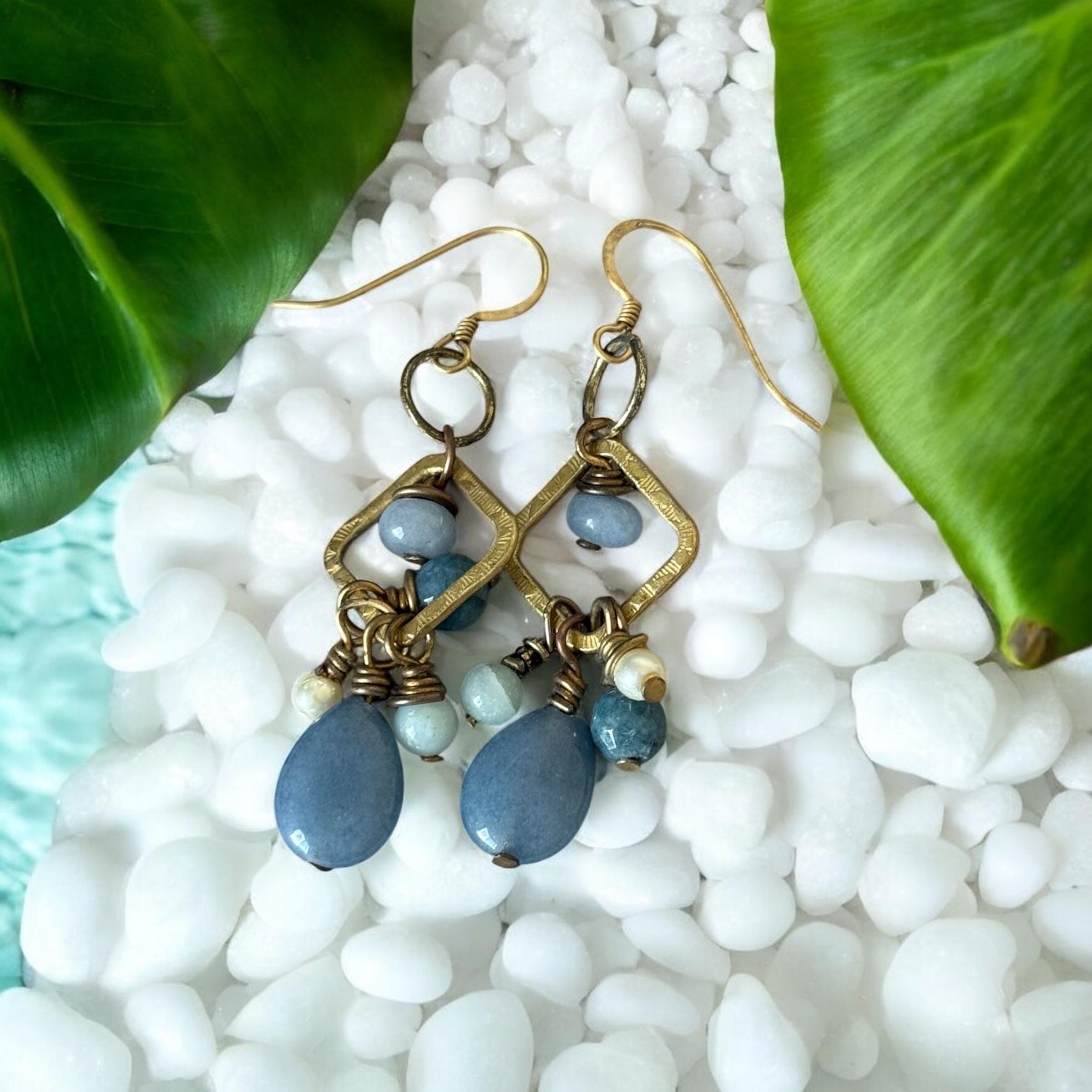 Arctic Muse Drop Earrings (Gold)