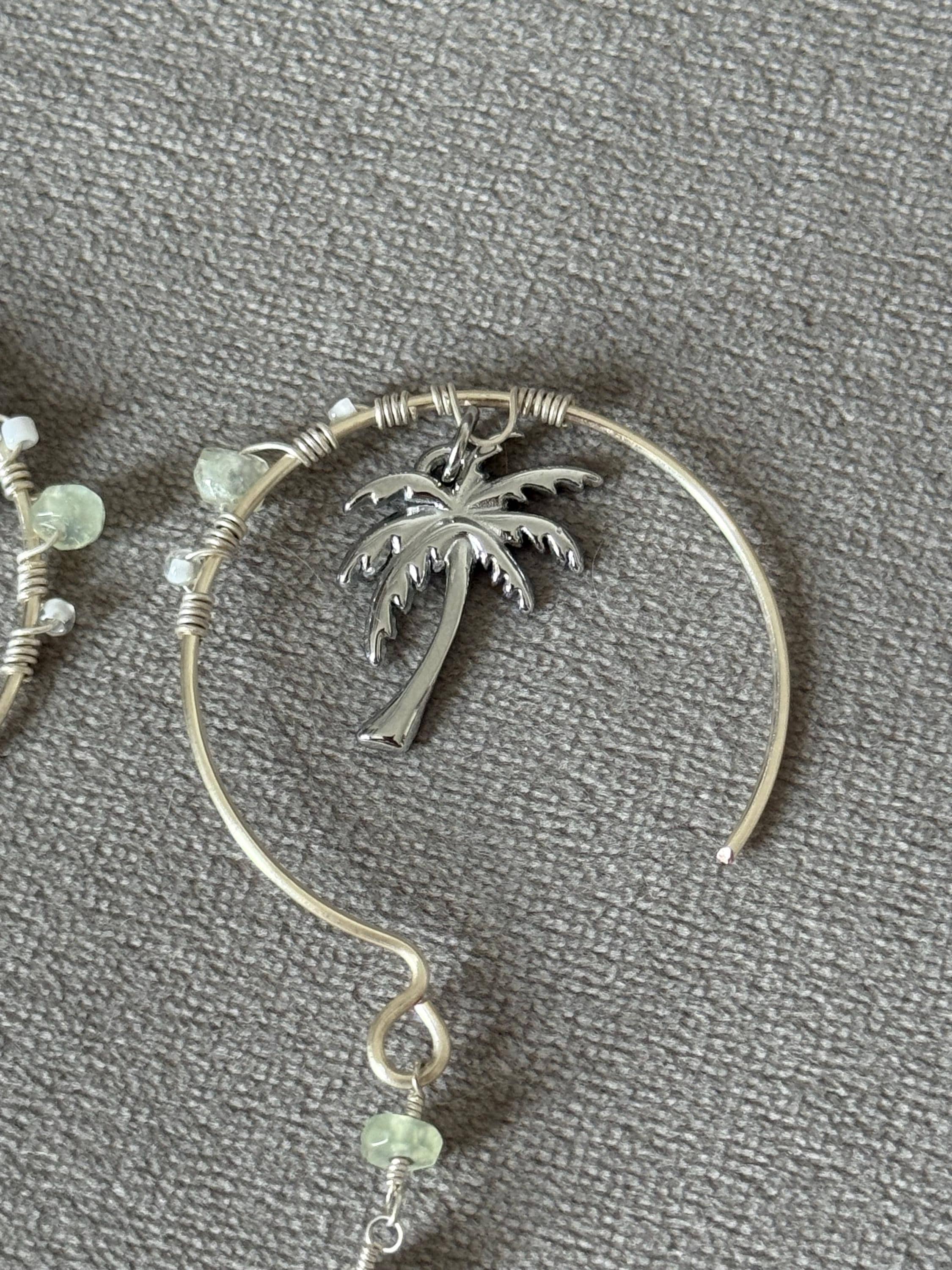 Palm Aura Cascade Earrings