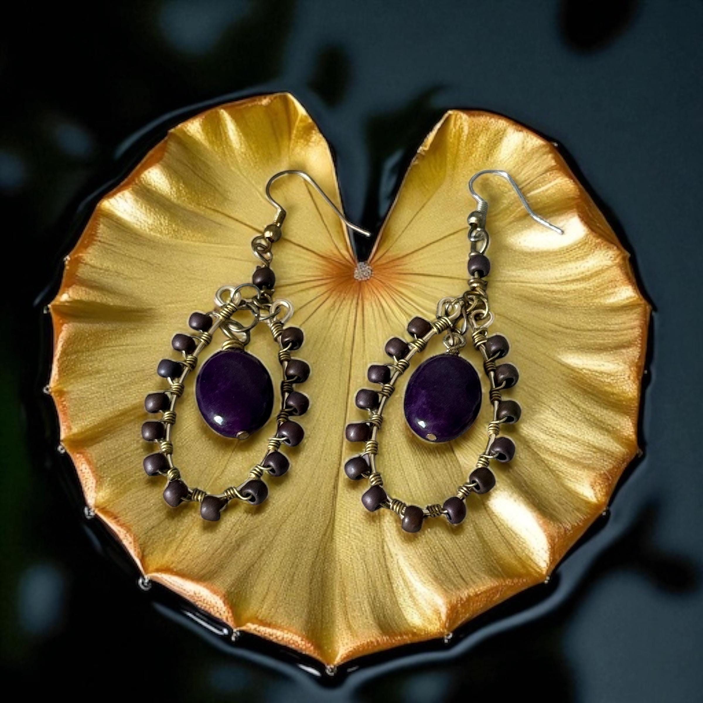 Midnight Bloom Earrings