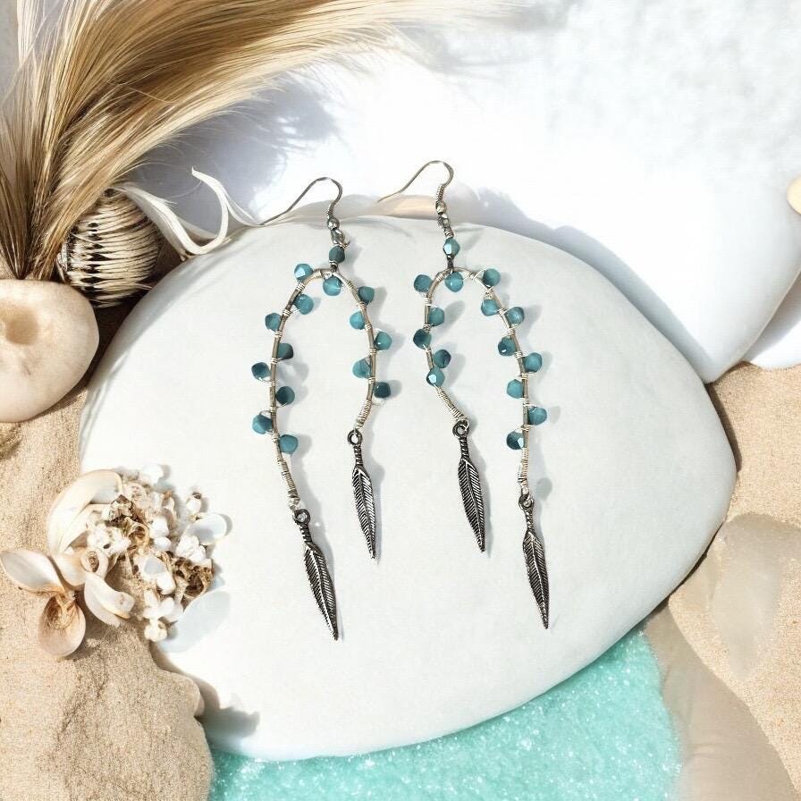 Sky Dancer Feather Earrings