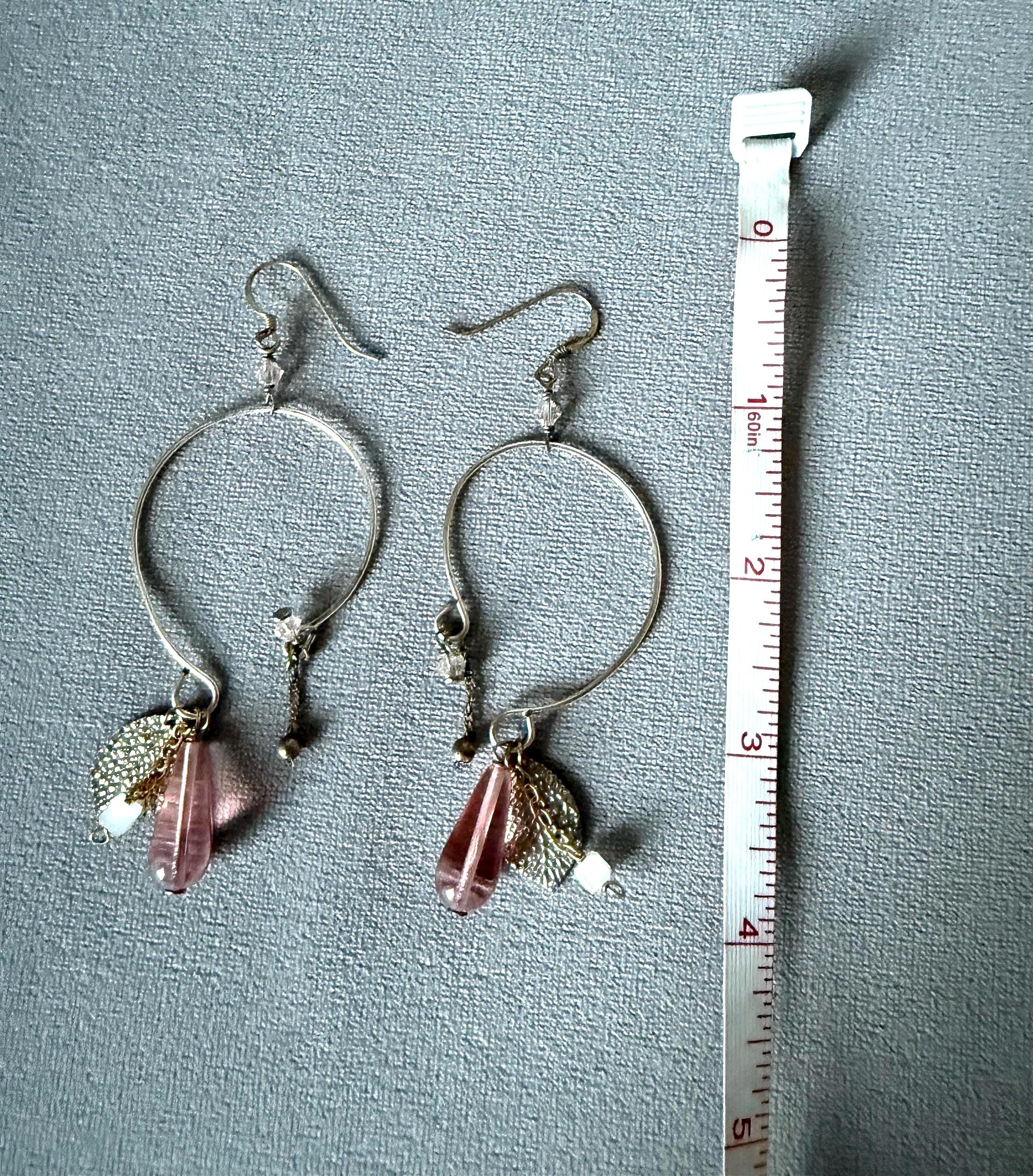 Dust Blossom Hoops