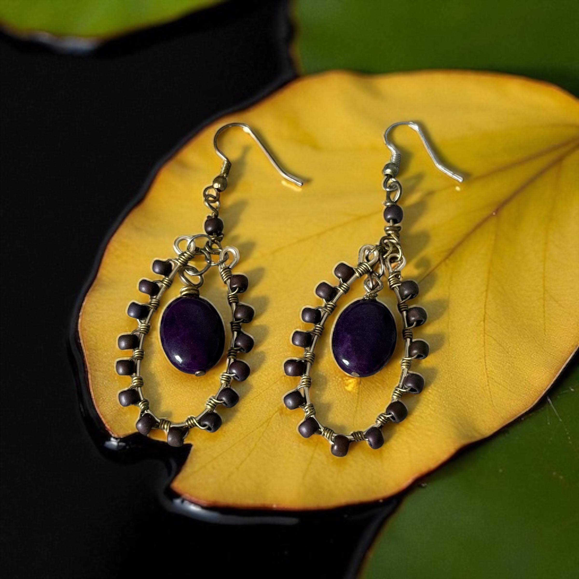 Midnight Bloom Earrings