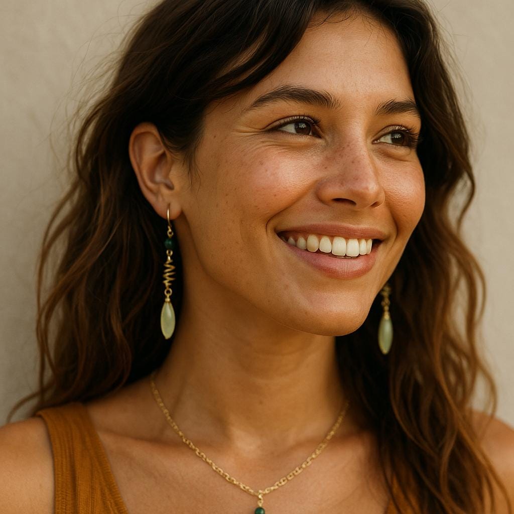 Helix Drop Earrings