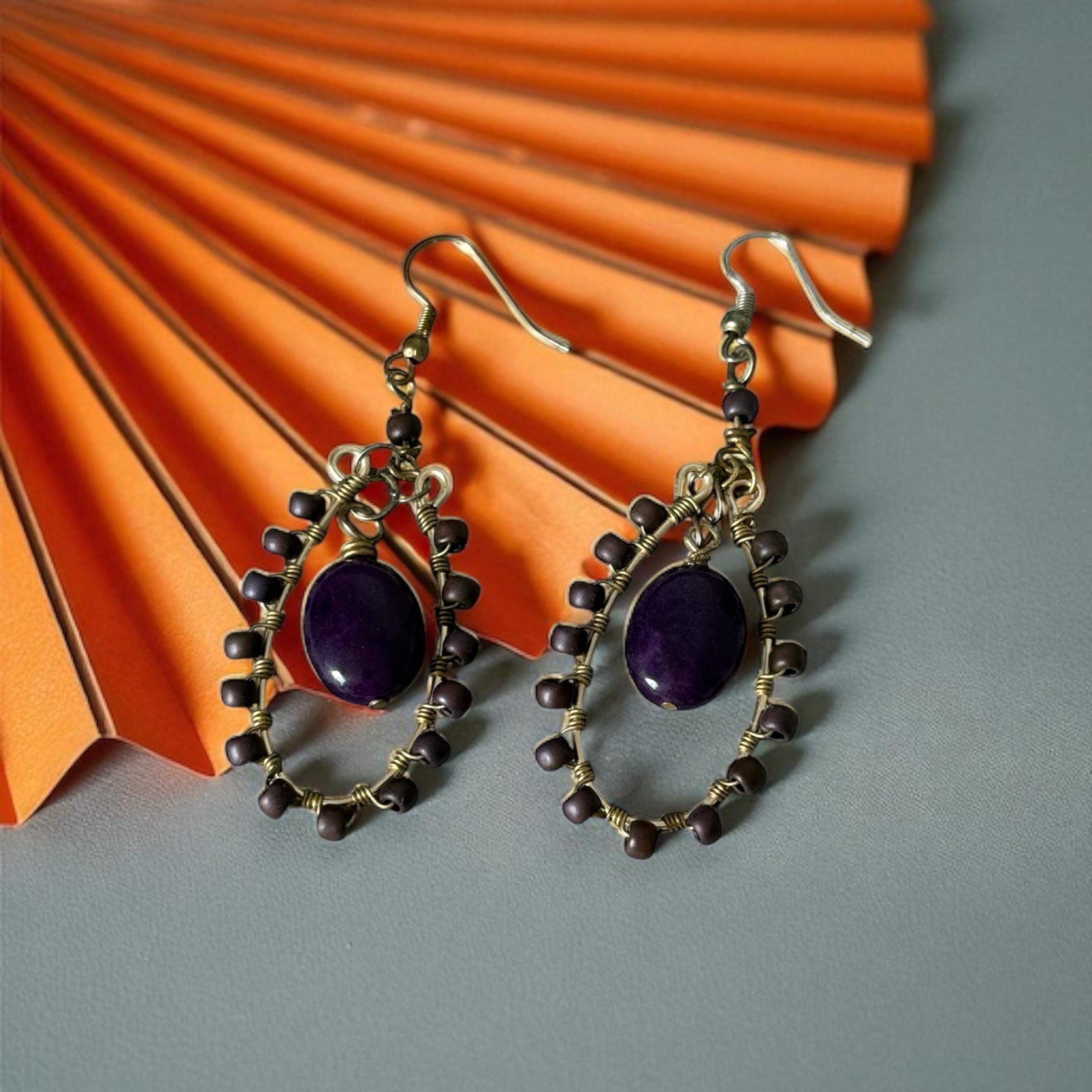 Midnight Bloom Earrings