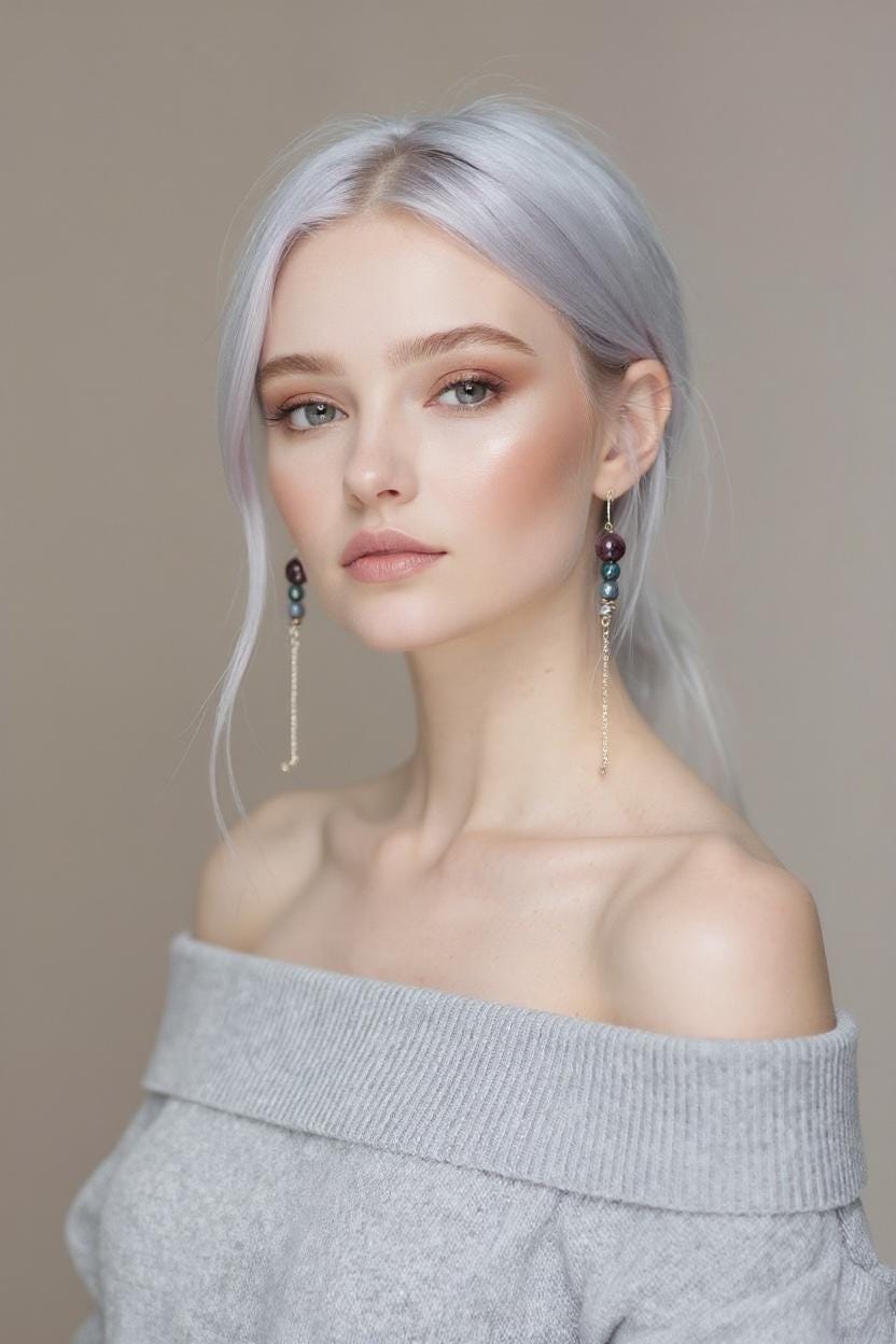 Midnight Current Earrings – Coastal Noir Collection
