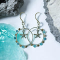 Tide Charm Hoop Earrings