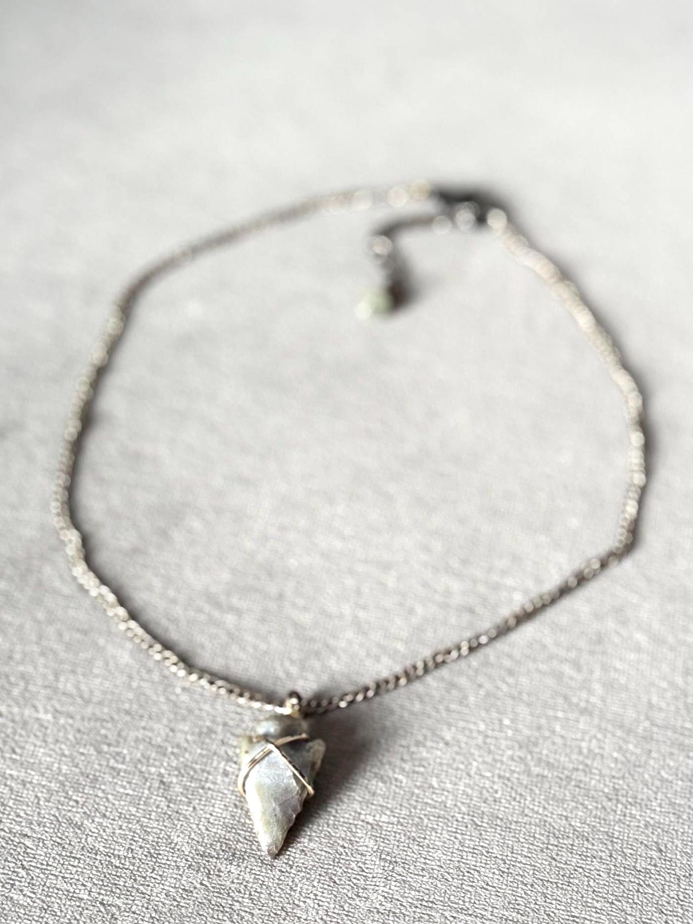 Stoneblood Talisman Arrowhead Necklace