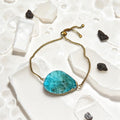 Aurora Tide Gem Stone Ore Bolo Chain Bracelet