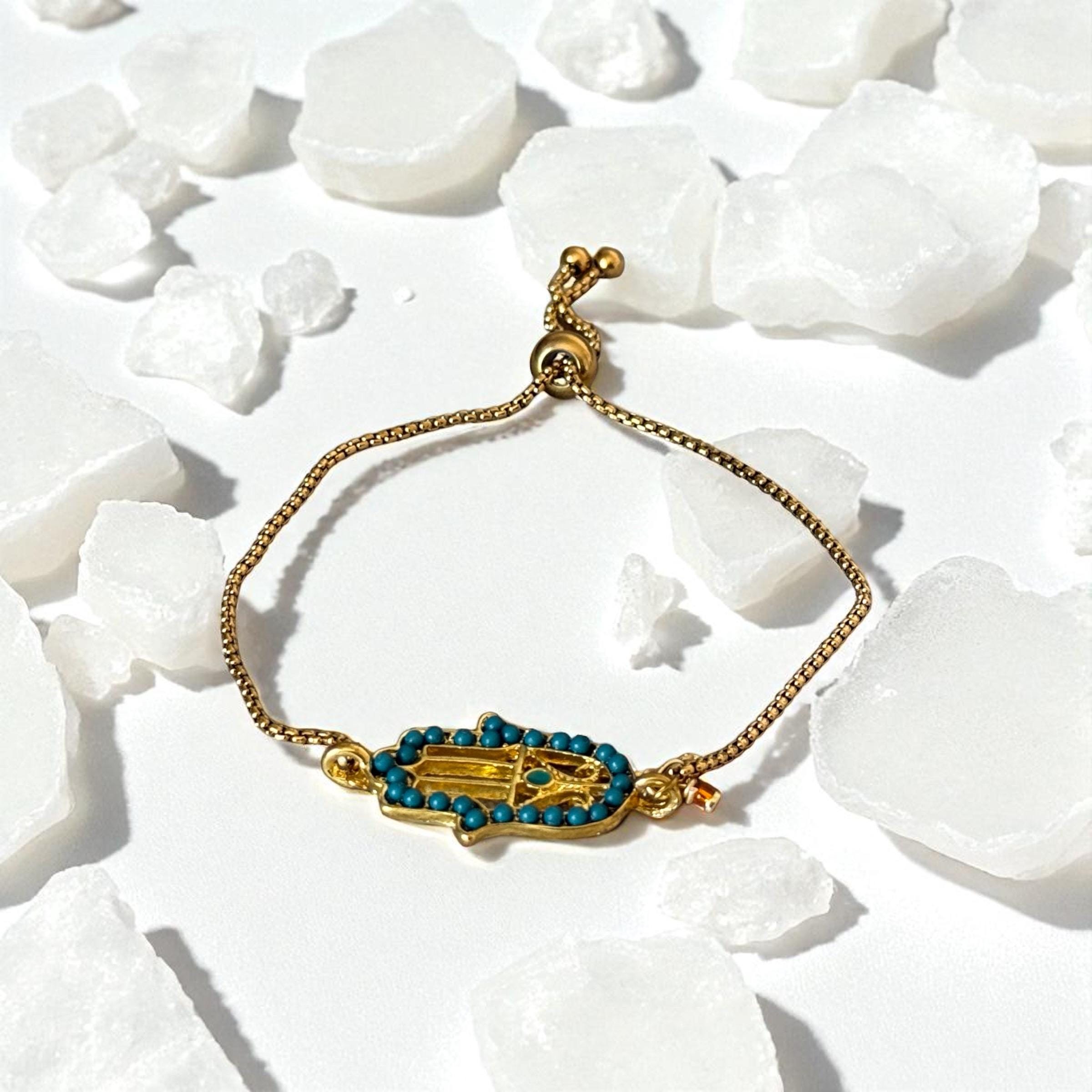 Celeste Hamsa Protection Bracelet