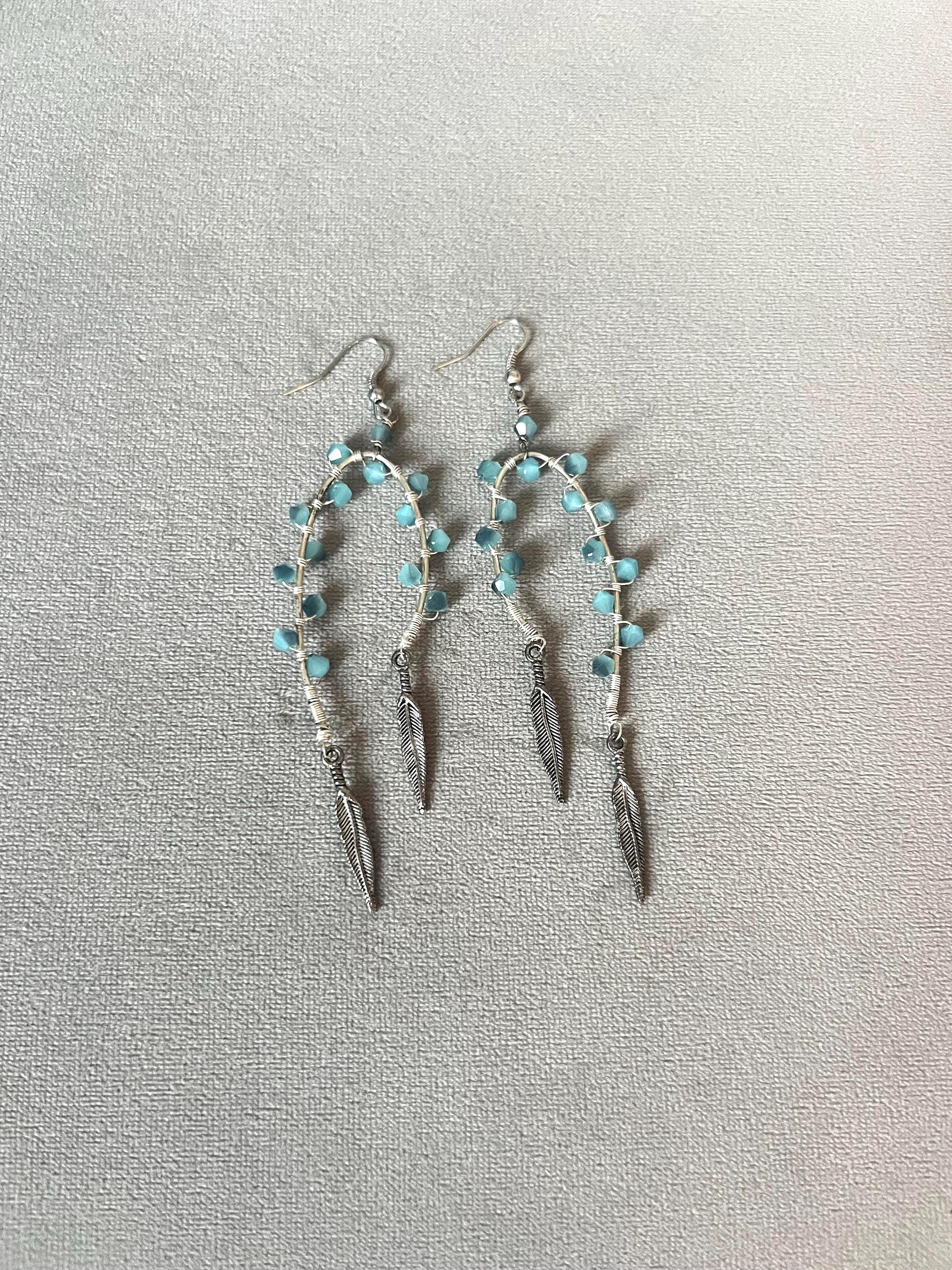 Sky Dancer Feather Earrings