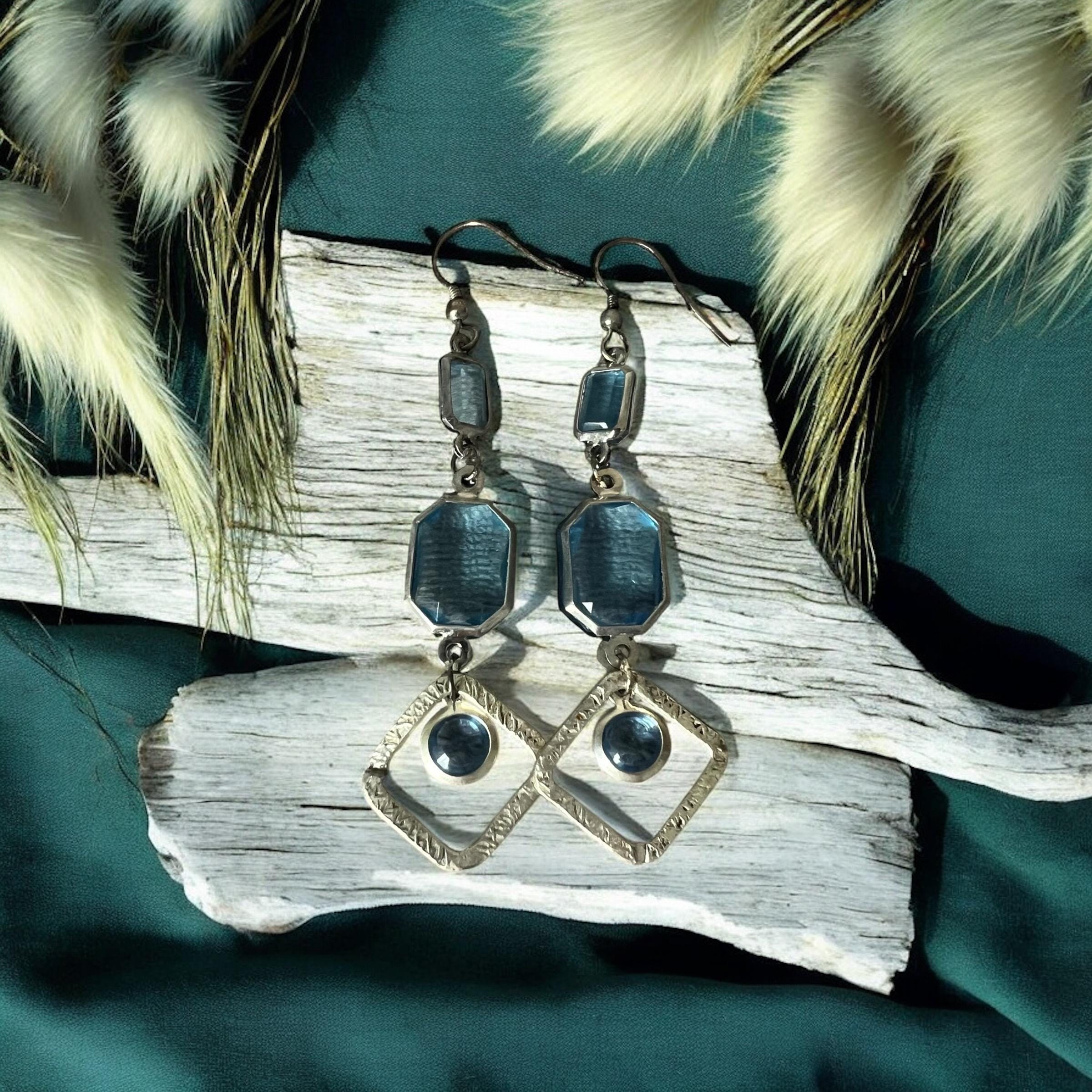 Blue Hour Statement Earrings