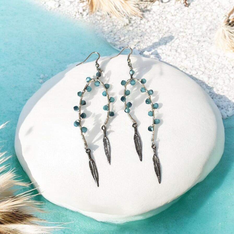 Sky Dancer Feather Earrings