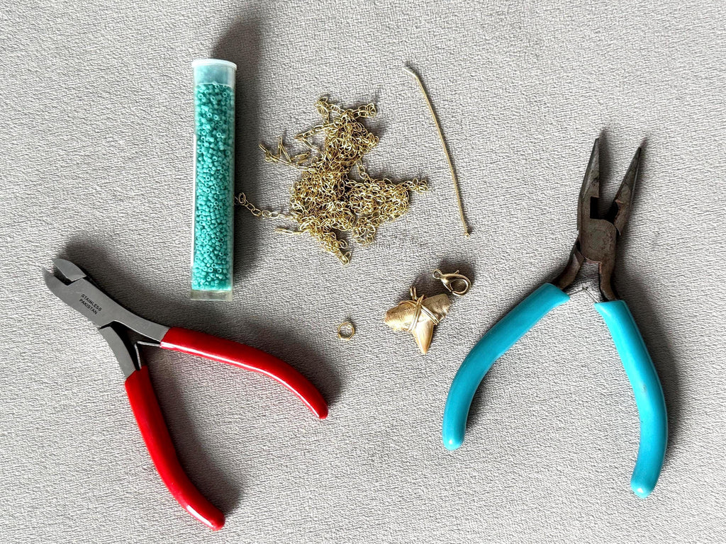 Feral Grace Fossil Shark Tooth Necklace