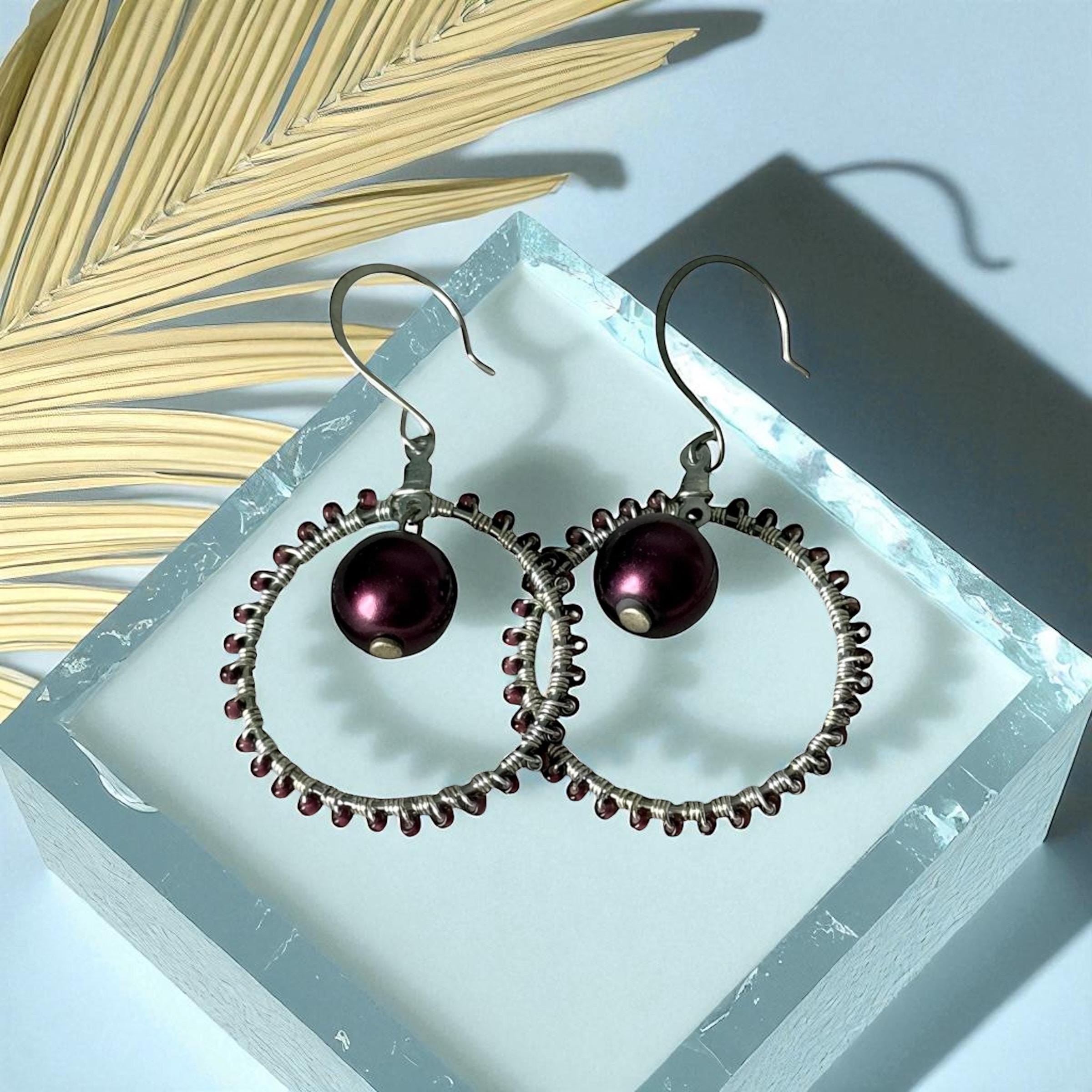 Velvet Orbit Earrings