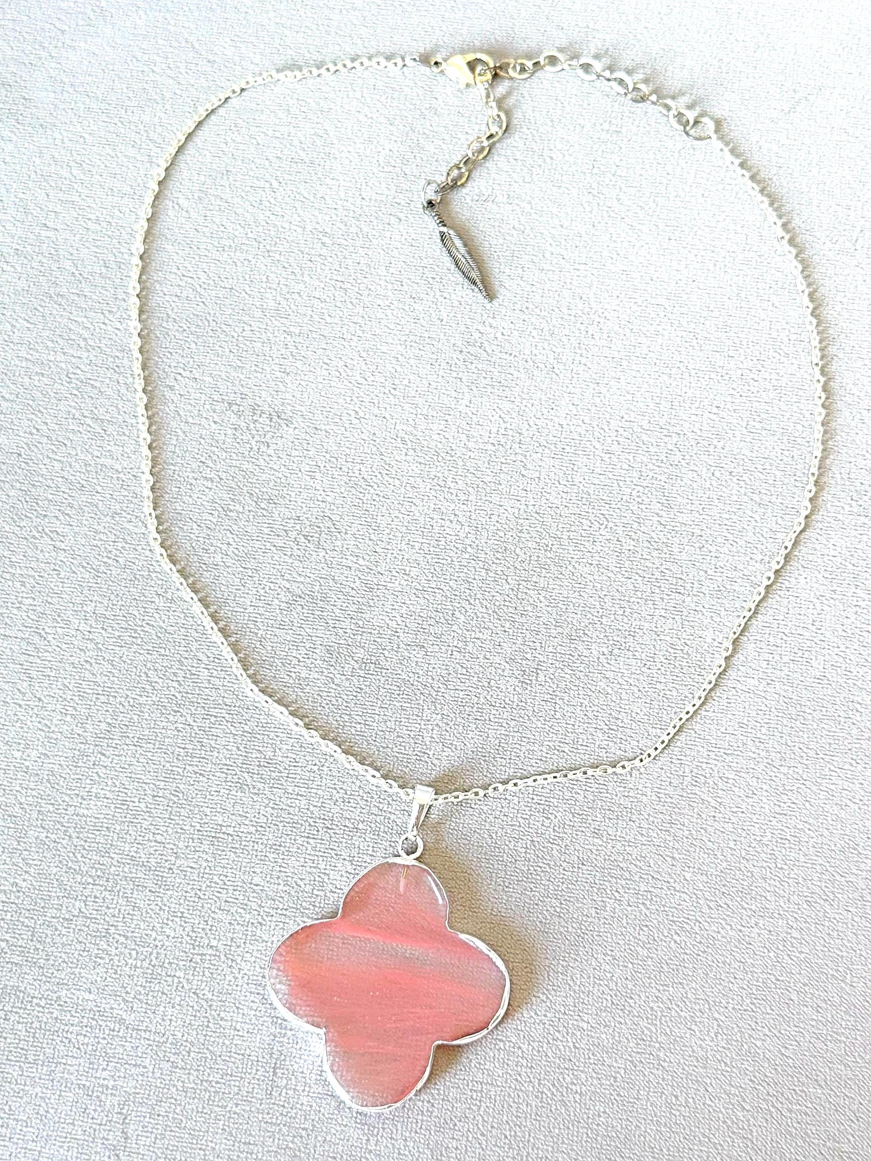 Long Desert Bloom Pendant Necklace