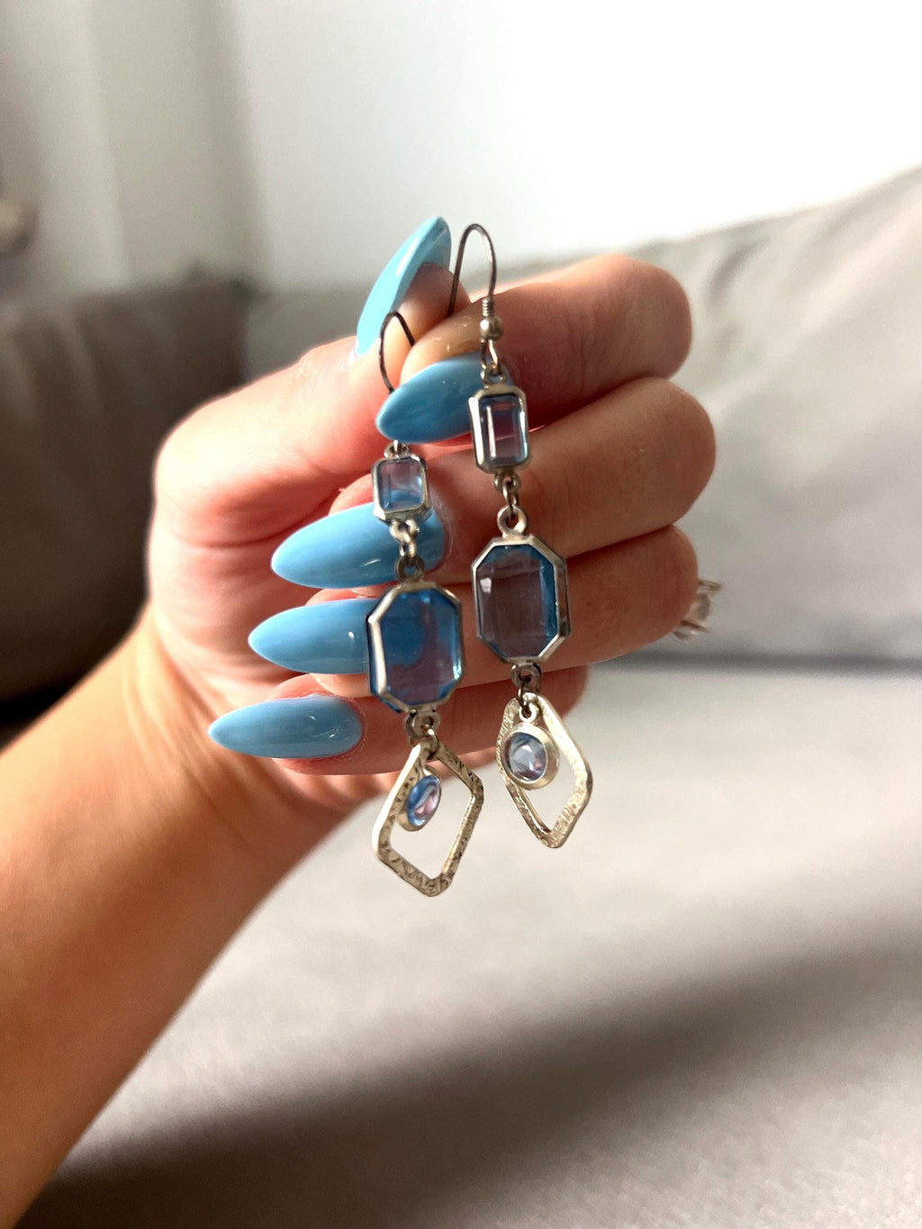 Blue Hour Statement Earrings