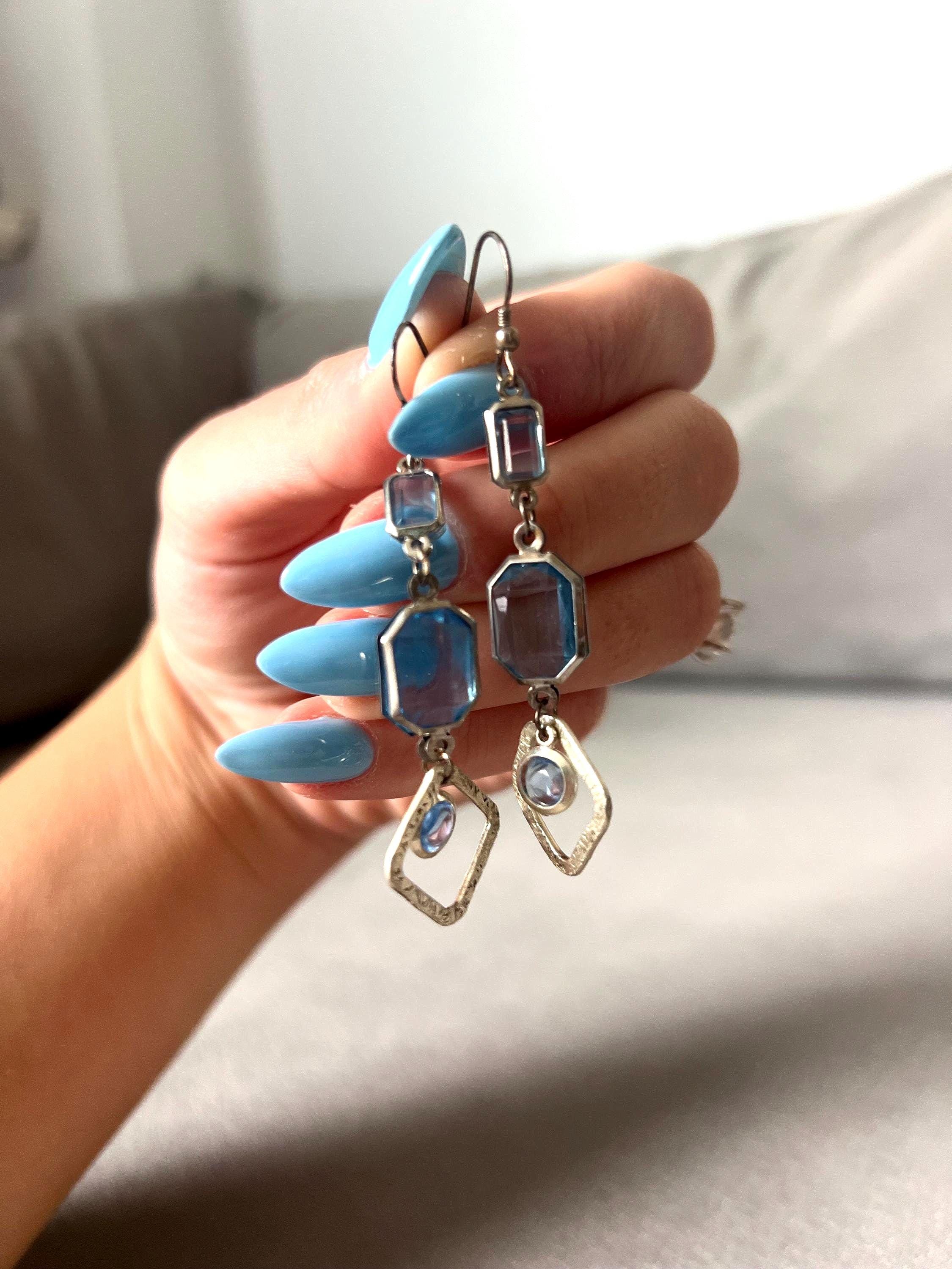 Blue Hour Statement Earrings