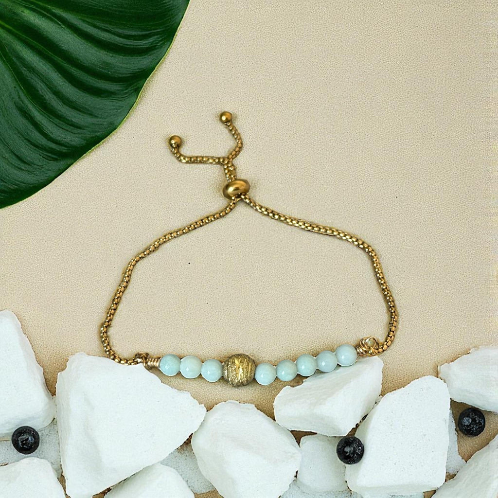 Azure Balance Beaded Bracelet Bolo Bracelet