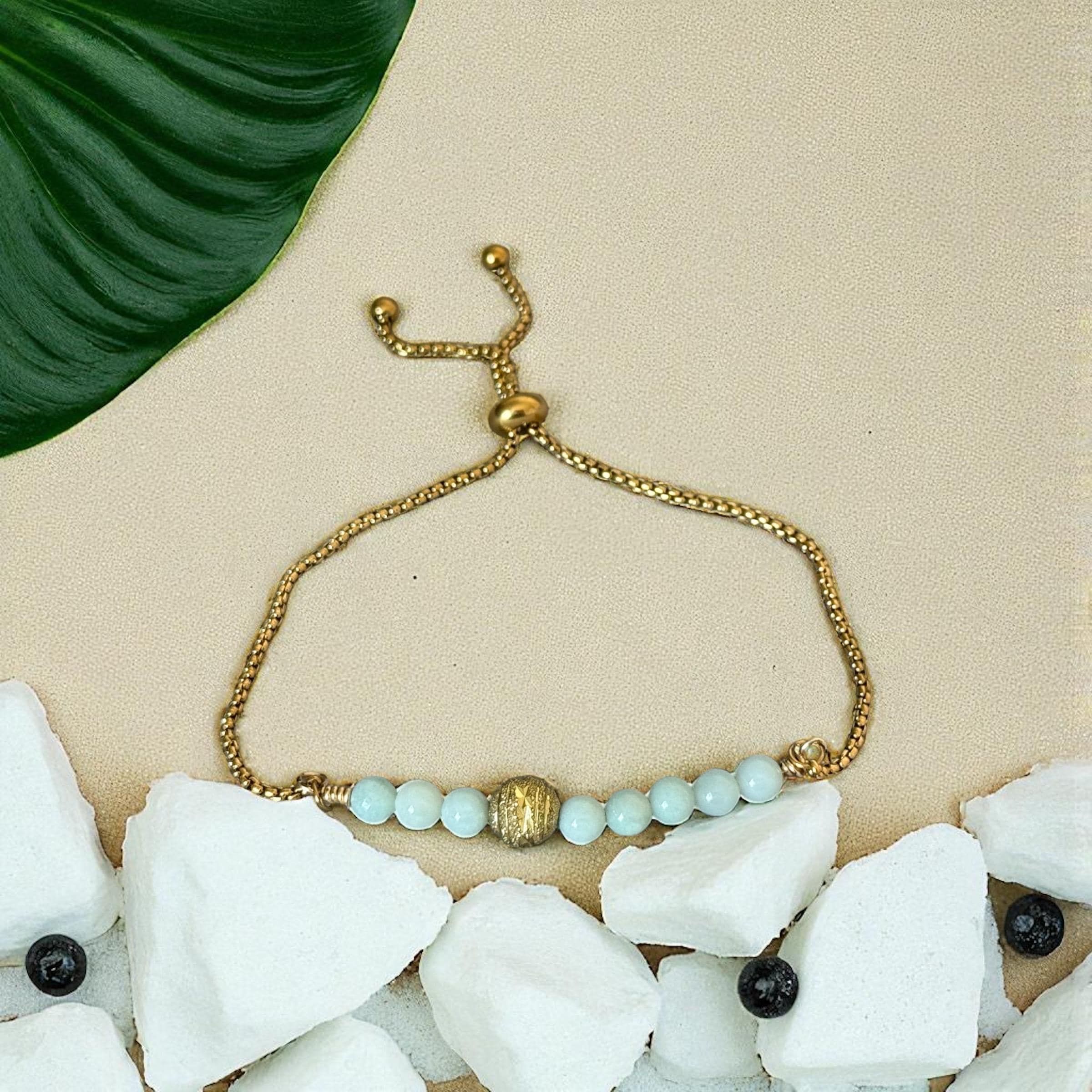 Azure Balance Beaded Bracelet Bolo Bracelet
