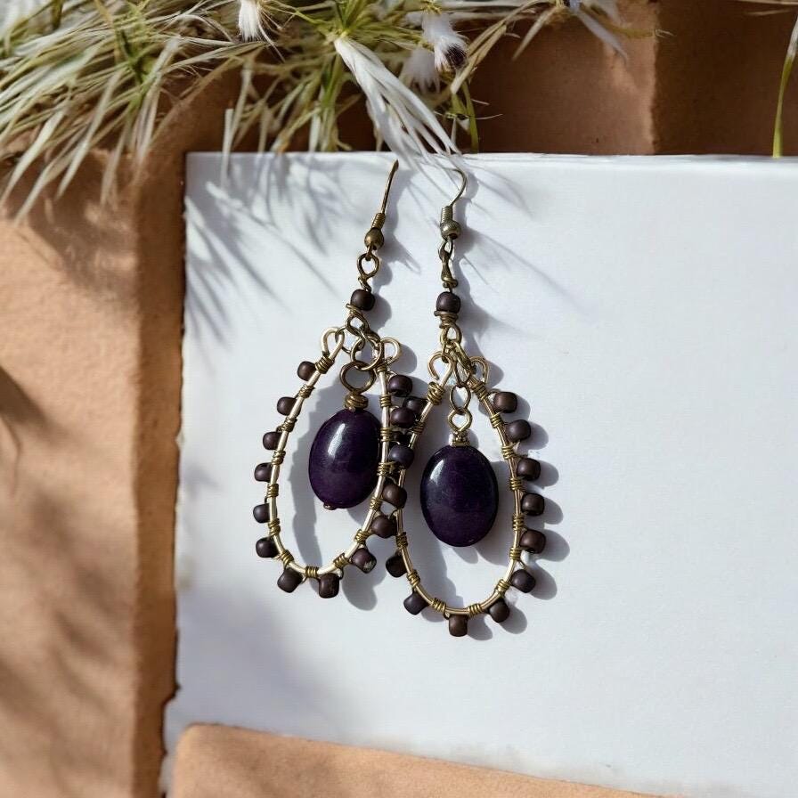 Midnight Bloom Earrings