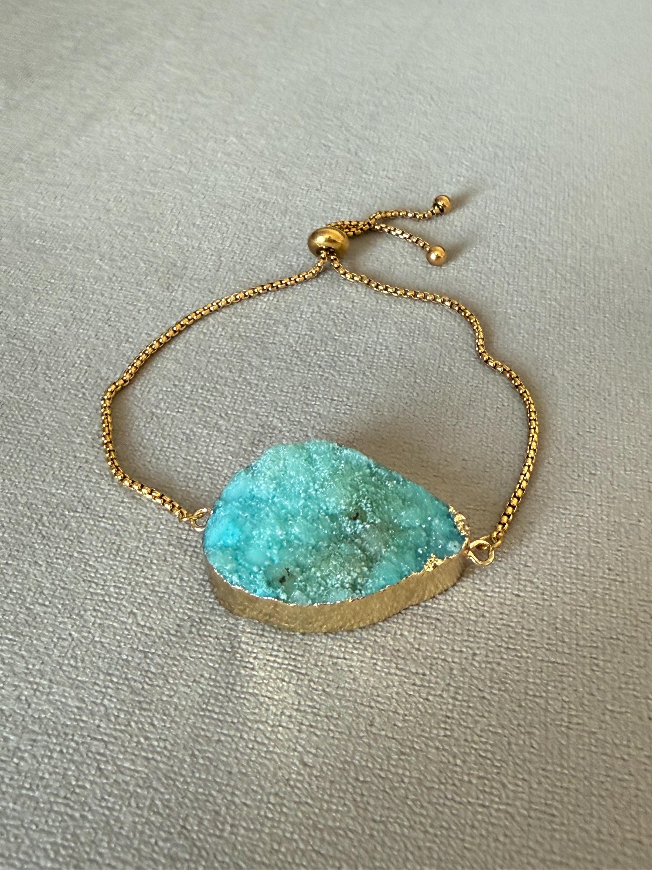 Aurora Tide Gem Bolo Chain Bracelet