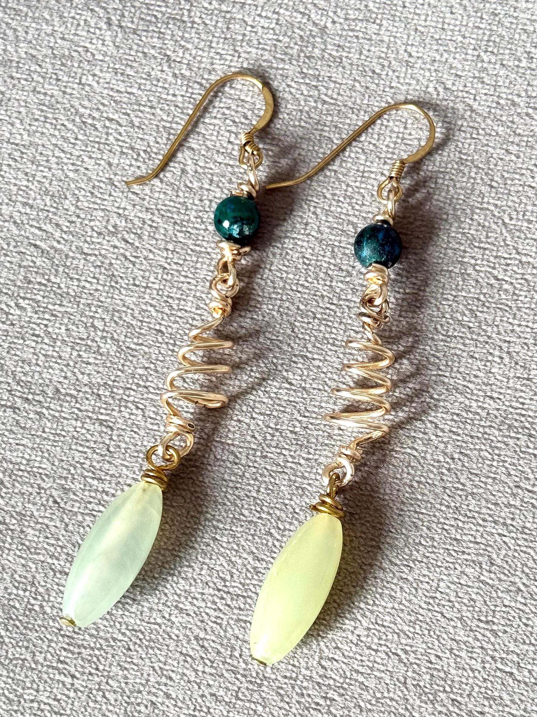 Helix Drop Earrings