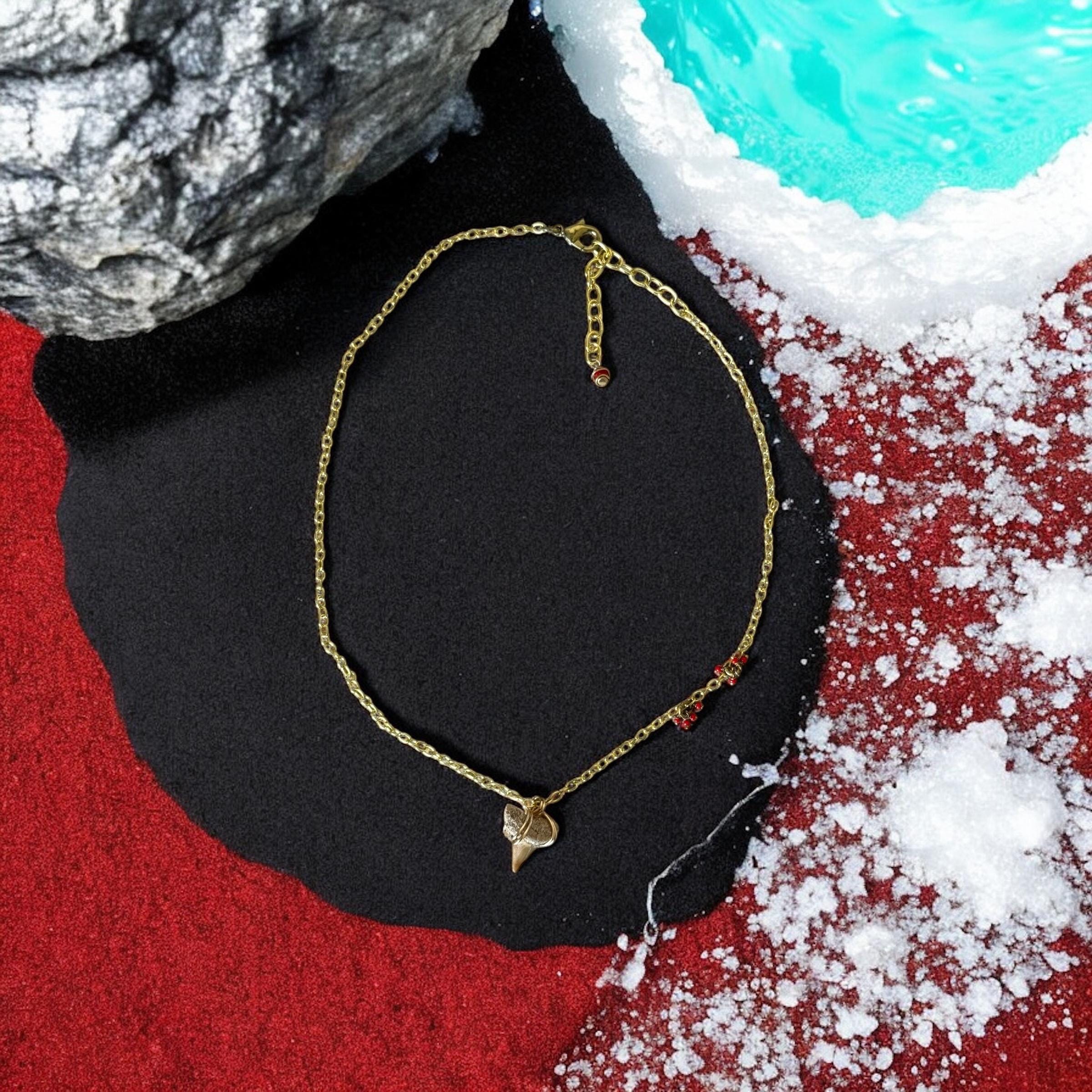 Blood Moon Shark Tooth Necklace