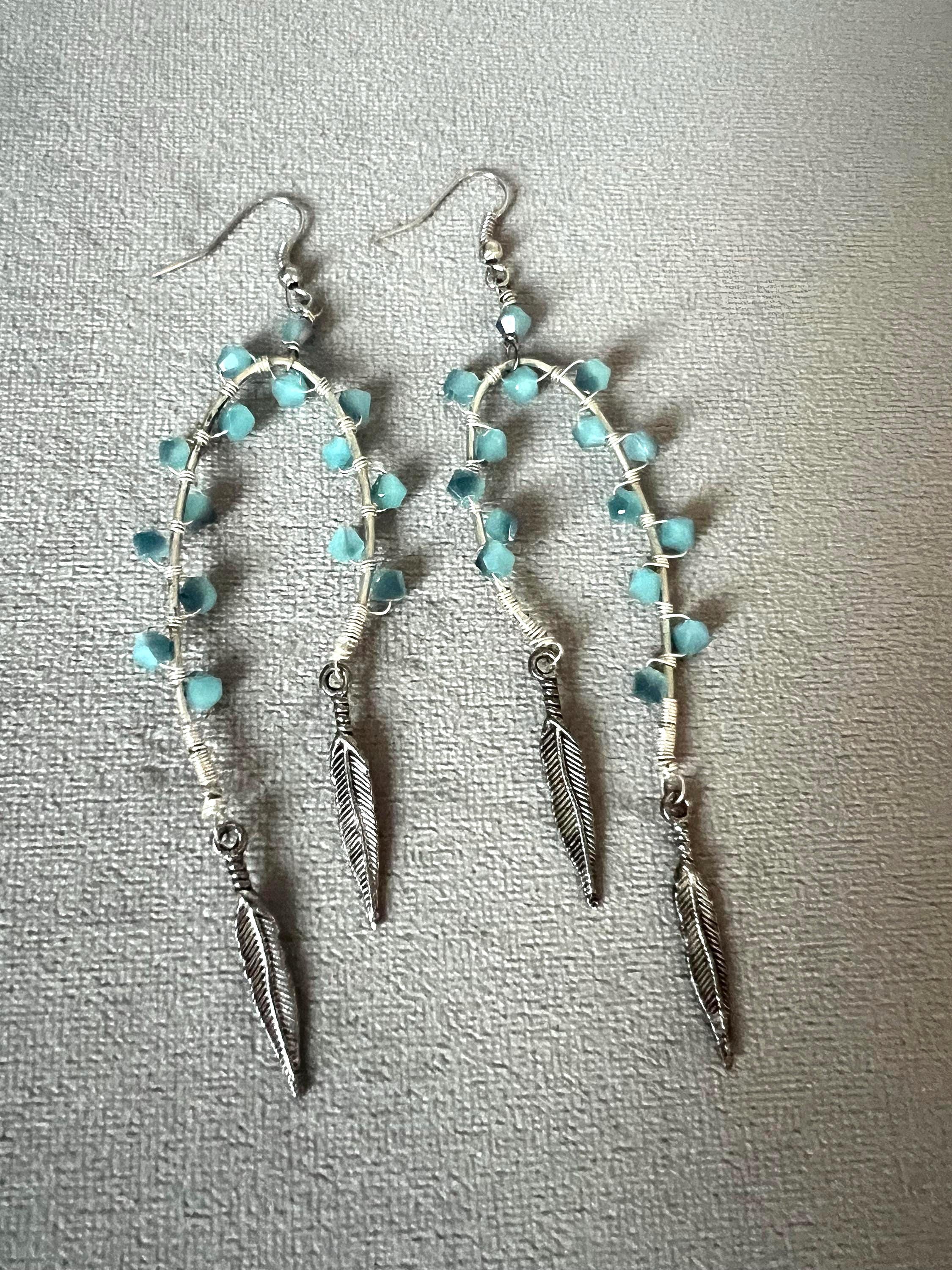 Sky Dancer Feather Earrings