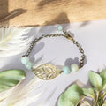 Subtle Gold Leaf Bracelet