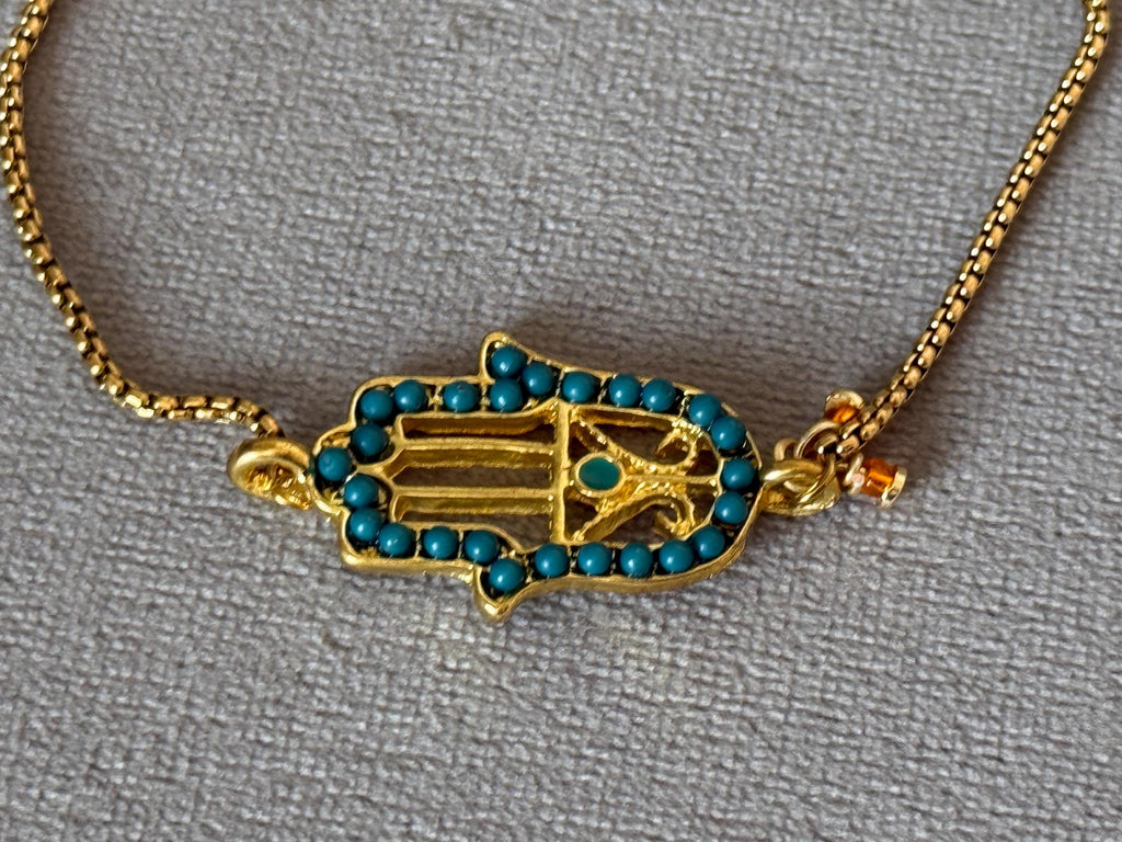 Celeste Hamsa Protection Bracelet