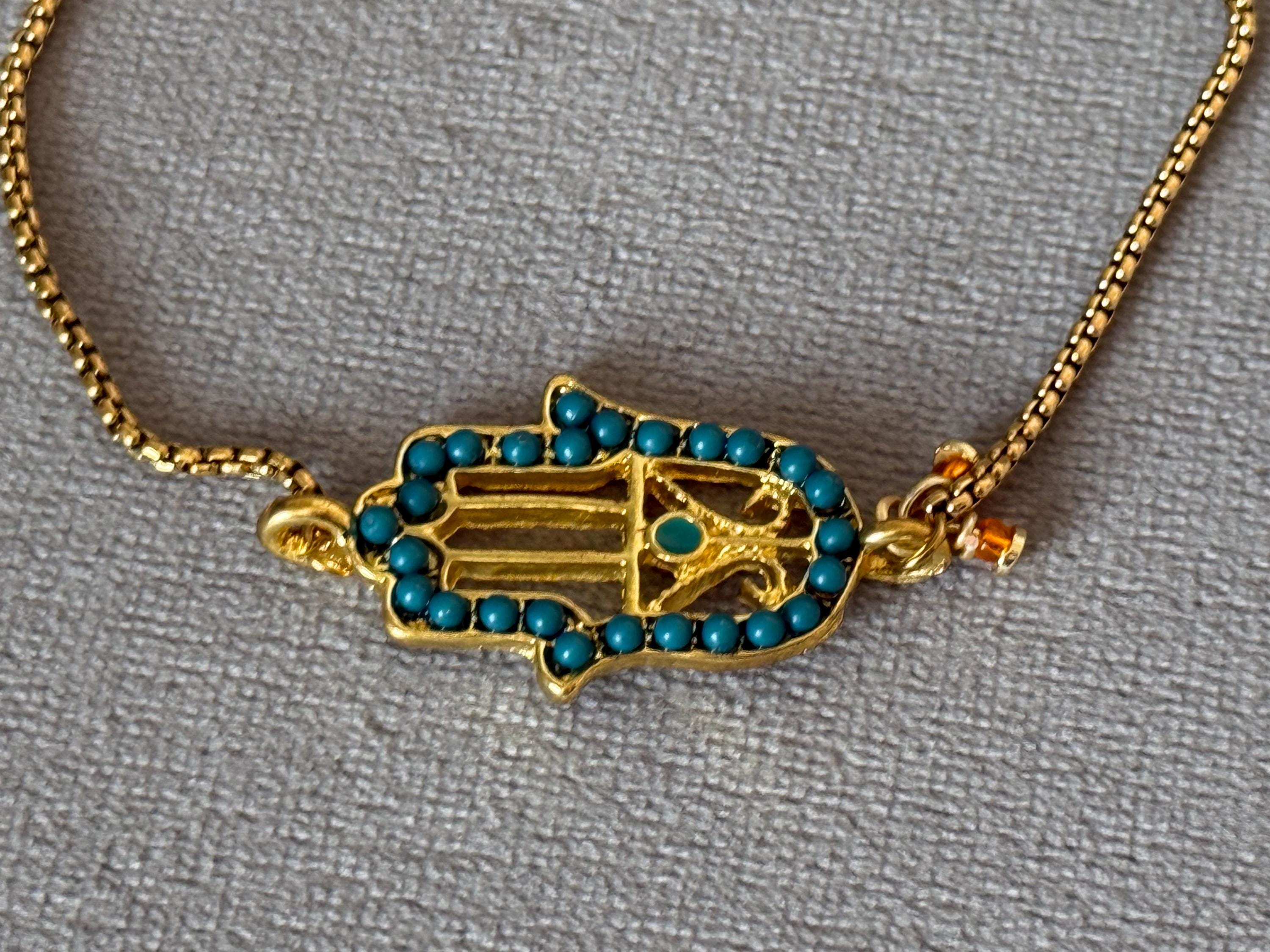Celeste Hamsa Protection Bracelet