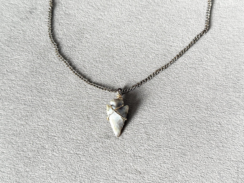 Stoneblood Talisman Arrowhead Necklace