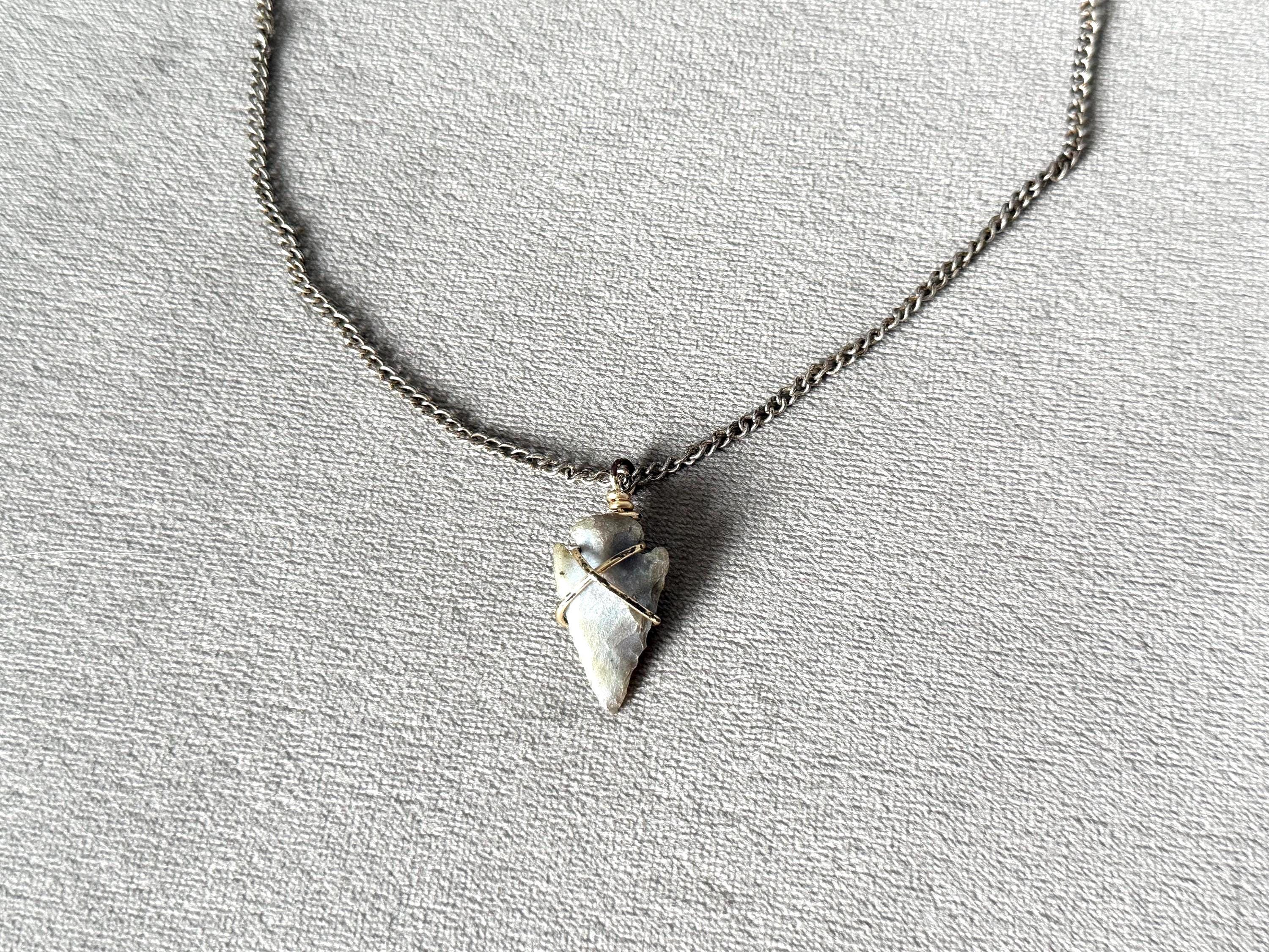 Stoneblood Talisman Arrowhead Necklace