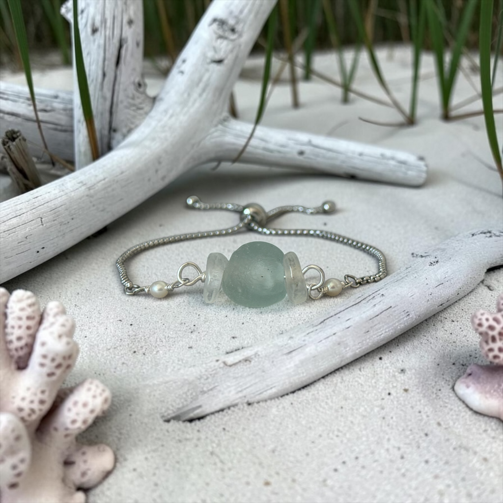 Ocean Core Slider Bolo Bracelet — Tidal Minimal Luxe