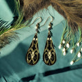 Midnight Baroque Drop Earrings