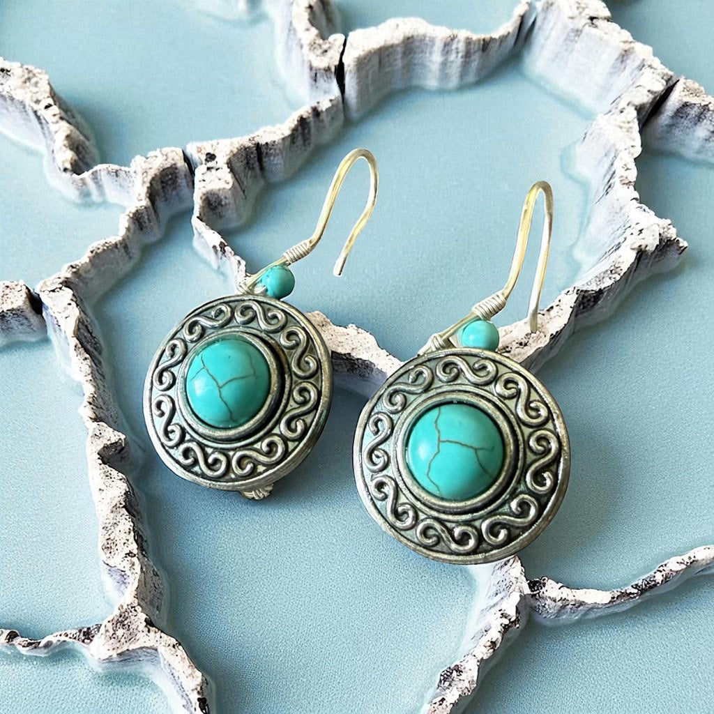 Turquoise Reverie Luxe Drop Earrings