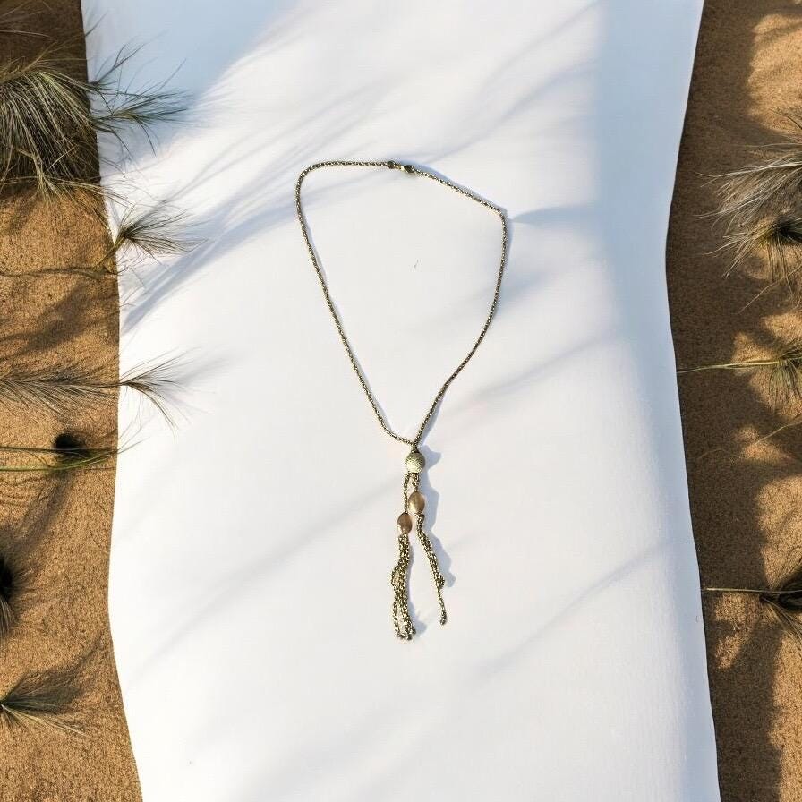 Golden Tassel Necklace