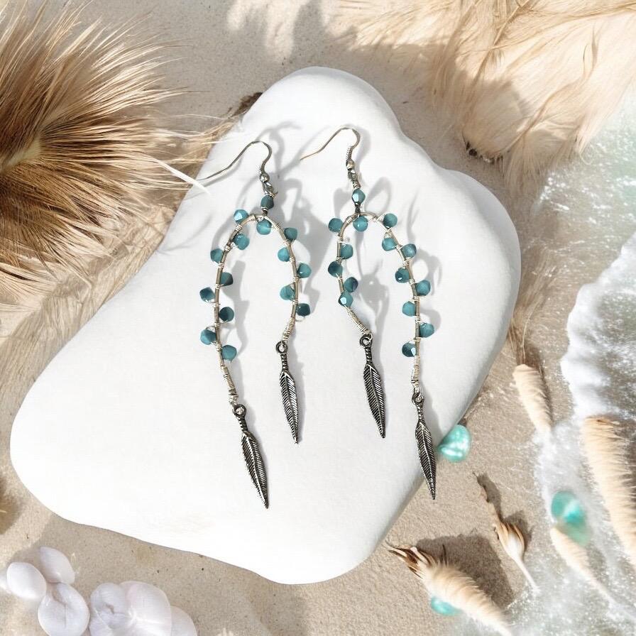 Sky Dancer Feather Earrings