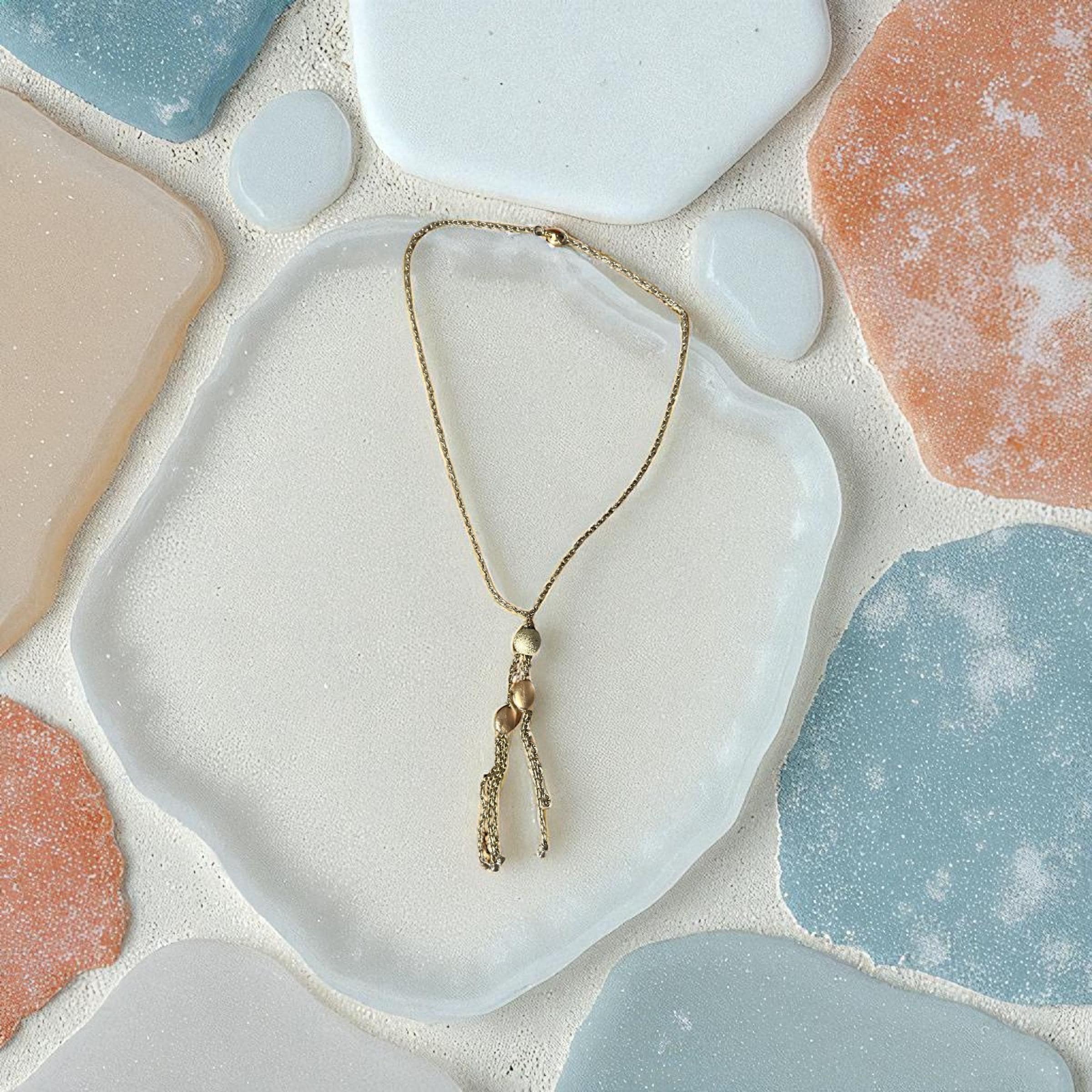 Golden Tassel Necklace