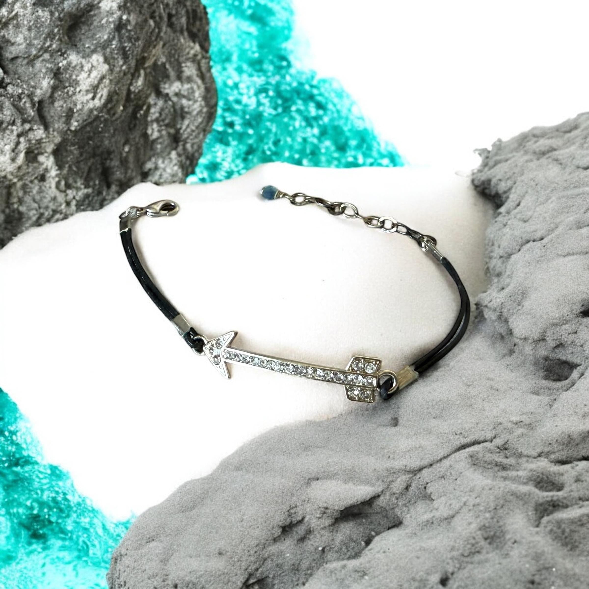 Dead Aim Crystal Arrow Bracelet