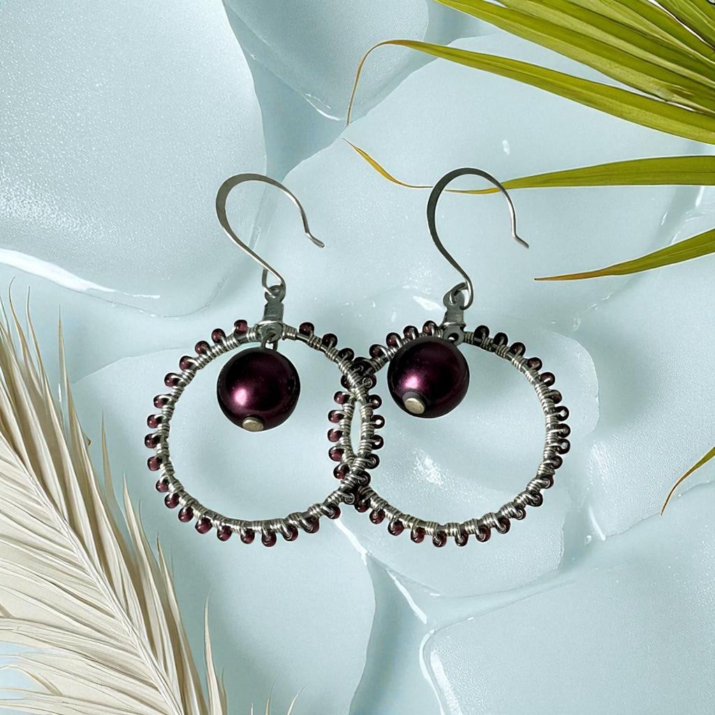 Velvet Orbit Earrings