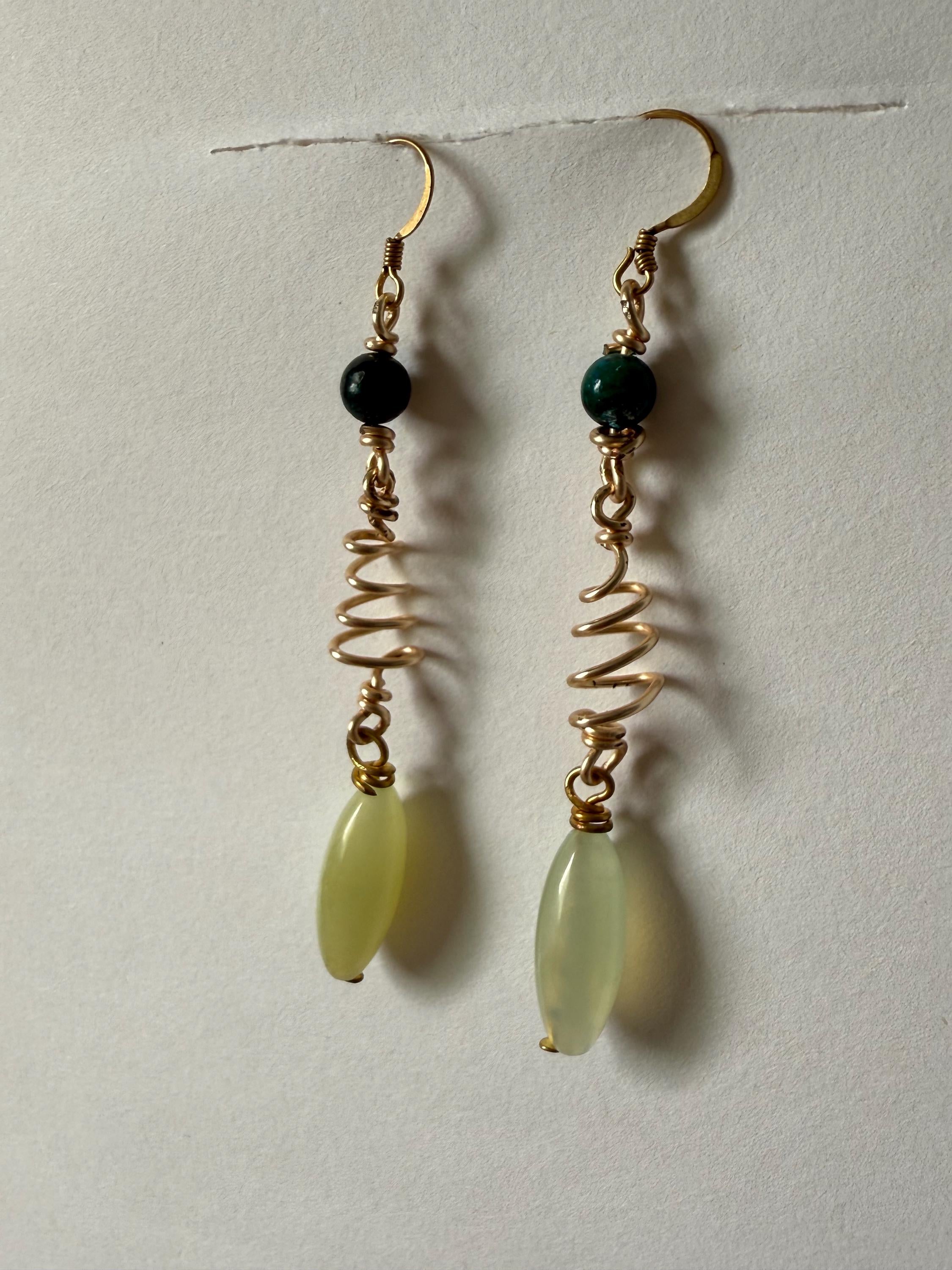 Helix Drop Earrings