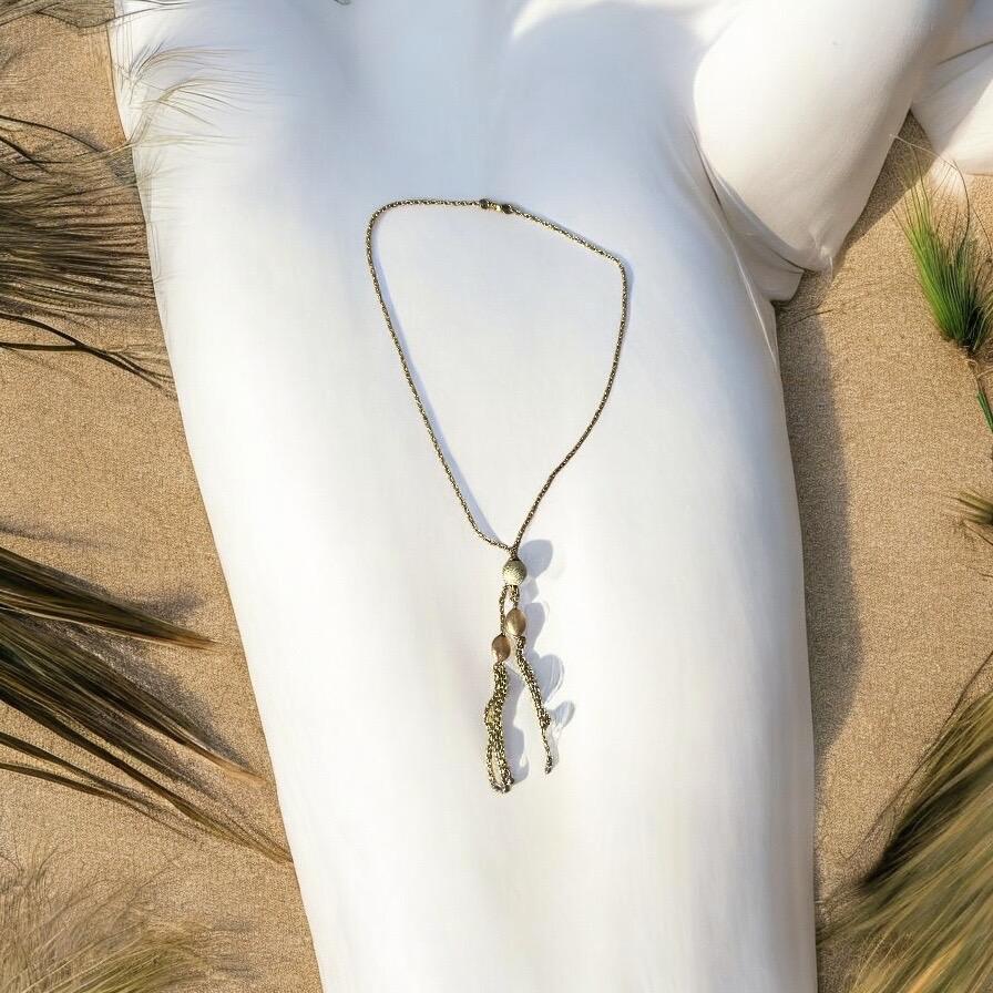 Golden Tassel Necklace